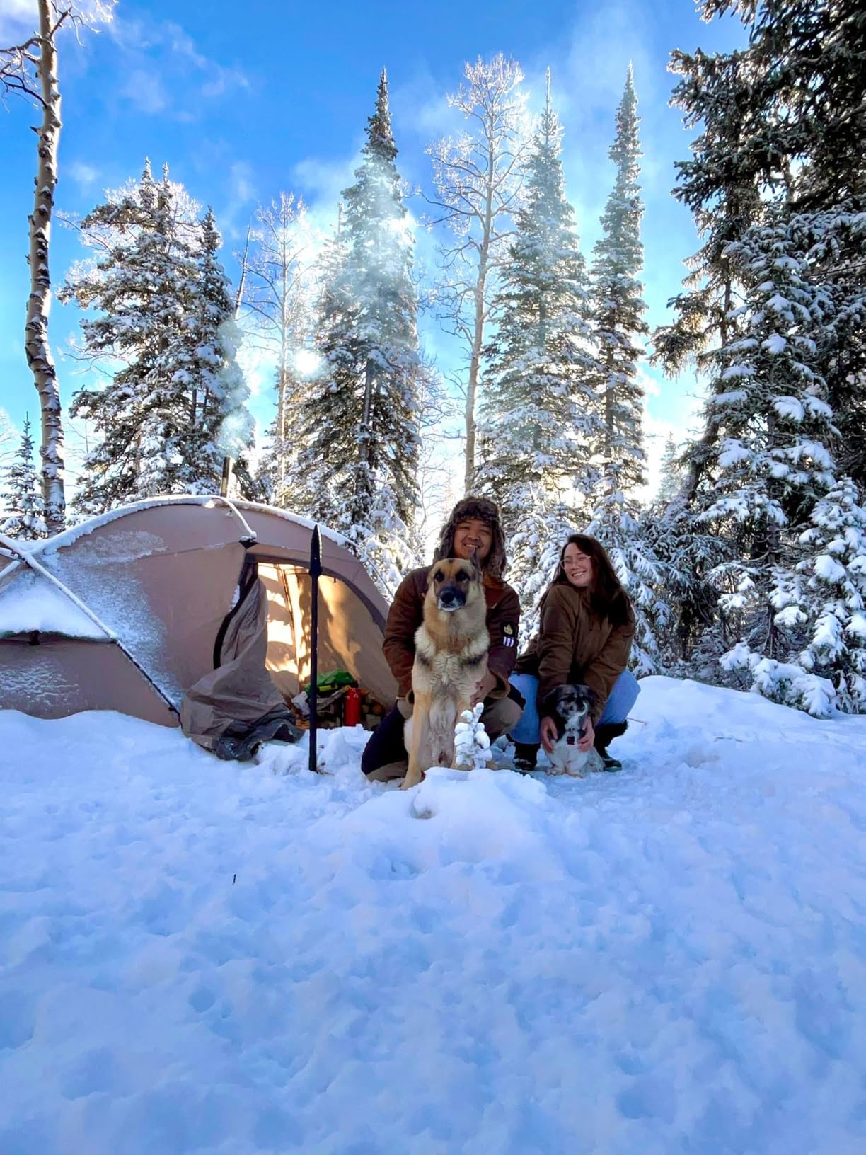 Naturehike Massif Hot Tent with Stove Jack, Waterproof Windproof 4 Season Tent, 2/4 Person Cold Weather Winter Tents for Camping customer photo 1