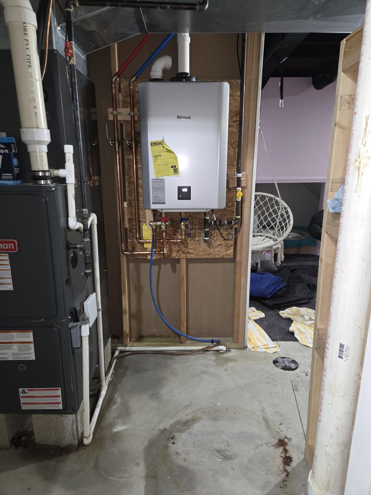 Rinnai RX199iN Condensing Smart Sense Tankless Water Heater | 11.1 GPM, 199k BTU, Smart Sense Supports Natural Gas or Propane, and Indoor/Outdoor, Endless Hot Water, Save Space customer photo 2