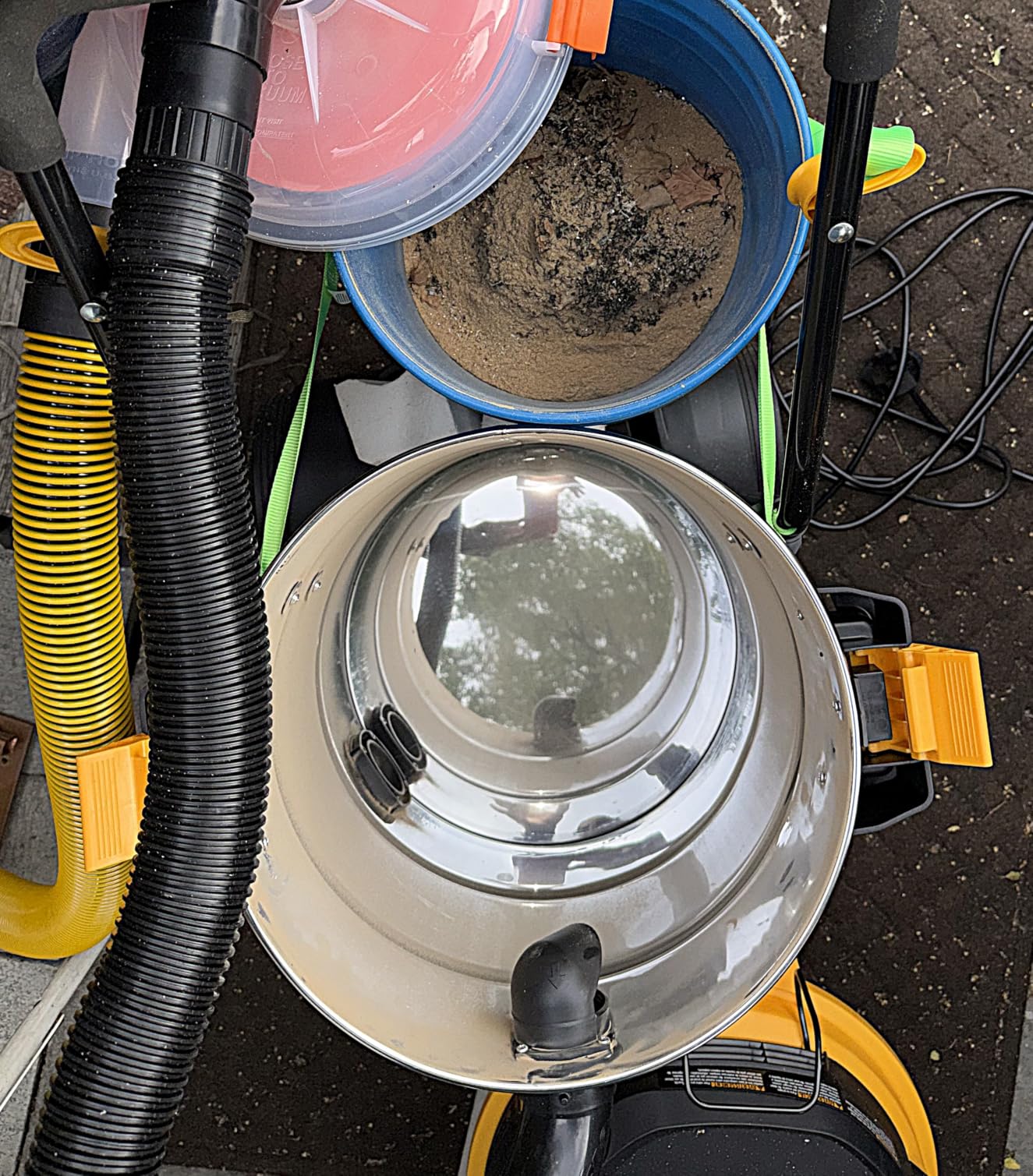 Dustopper PRO Dust Collector - 99.9% Efficiency Cyclone Dust Separator | Low-Profile Dust Collection System with 90 Degree Elbows & Hose Shop Vac Attachments, Wet/Dry Shop Vacuums 5HP+, Made in USA customer photo 2