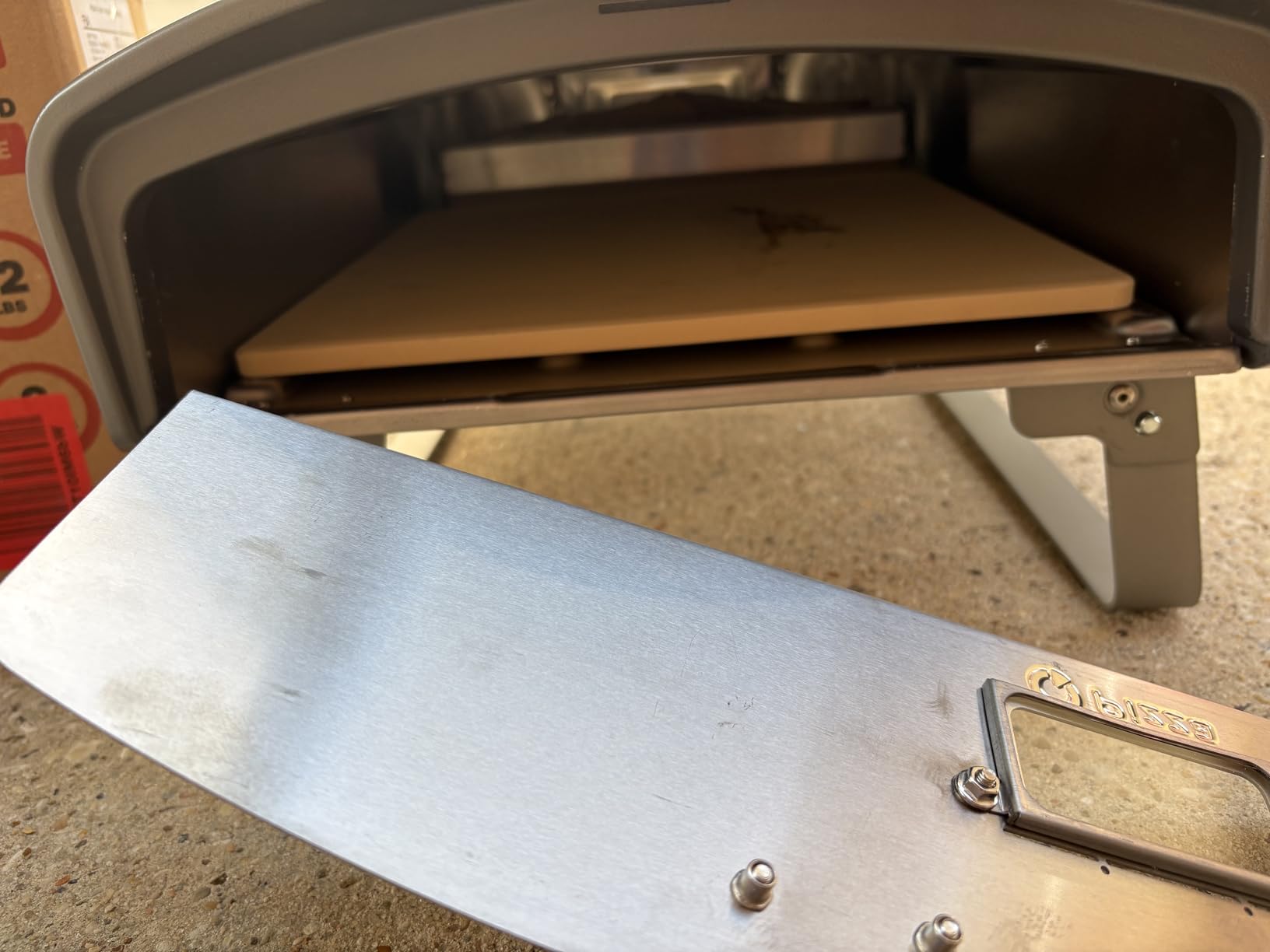 Dual Fuel Pizza Oven, Wood & Charcoal Fired for Outdoor Cooking | Portable Countertop Oven with Pizza Stone for Backyard, Garden, Patio, Camping, RV & Tailgating, PS107 customer photo 2