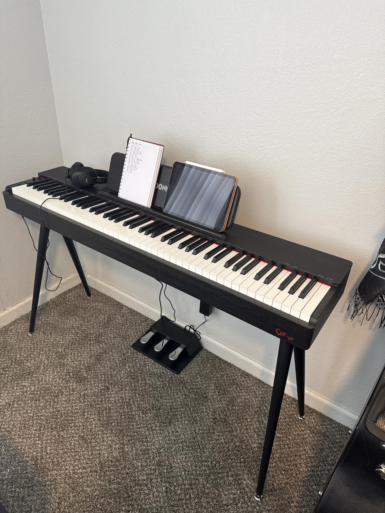 Donner OURA DDP-60 88 Key Digital Piano: Full Size Keyboard, Sensitive Touch, 8 Reverbs, Recording, 128 Voices. Includes Three Pedal, Electric Piano Keyboard for Beginners customer photo 1