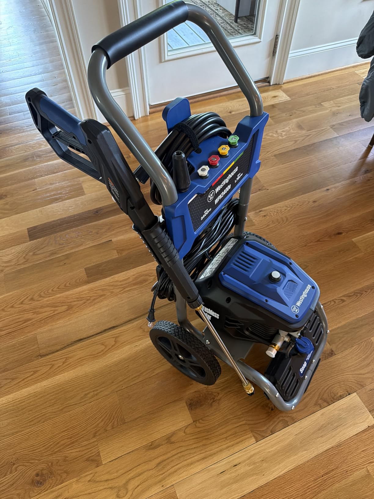 Westinghouse WPX3400e Electric Pressure Washer, 3400 Max PSI and 2.0 Max GPM, Brushless Motor, Onboard Soap Tank, Spray Gun and Wand, 5 Nozzle Set customer photo 2