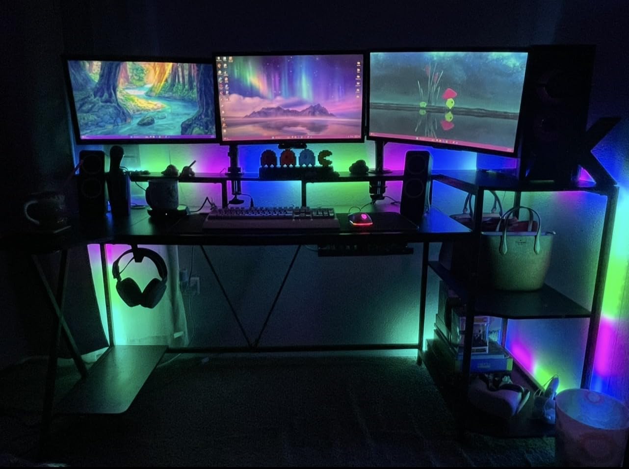 Lepro S1 AI Smart LED Strip Lights with IC 16.4FT 2.4G WiFi Bluetooth | AI lighting designer, Rainbow chasing effects, Color segment DIY, Music sync, High density LEDs, Holiday Decor, Bedroom, Room, Gaming customer photo 1