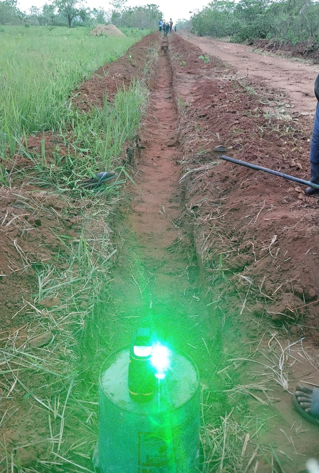 DOVOH Outdoor Laser Level 360 Self Leveling with Receiver, H3-360G-KIT | 400ft Long Range With Detector, High Power, Daylight Use, Green Beam customer photo 1