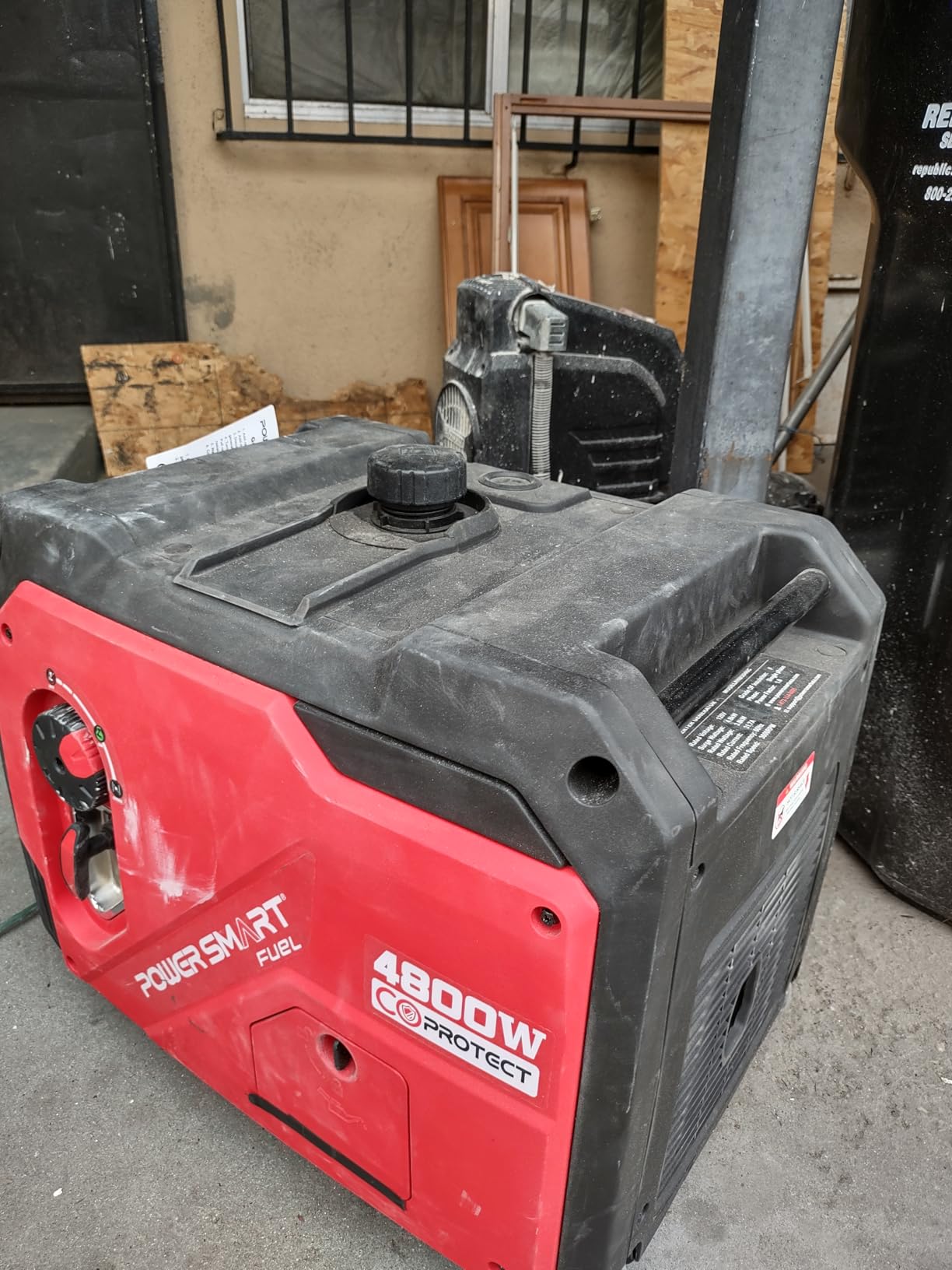 PowerSmart 4800 Watt RV-Ready Portable Inverter Generator for Home Use | Long Runtime 10 Hours; Super Quiet 58dBA; Complete Safety; Wheels Handle Kit; Digital Display customer photo 2