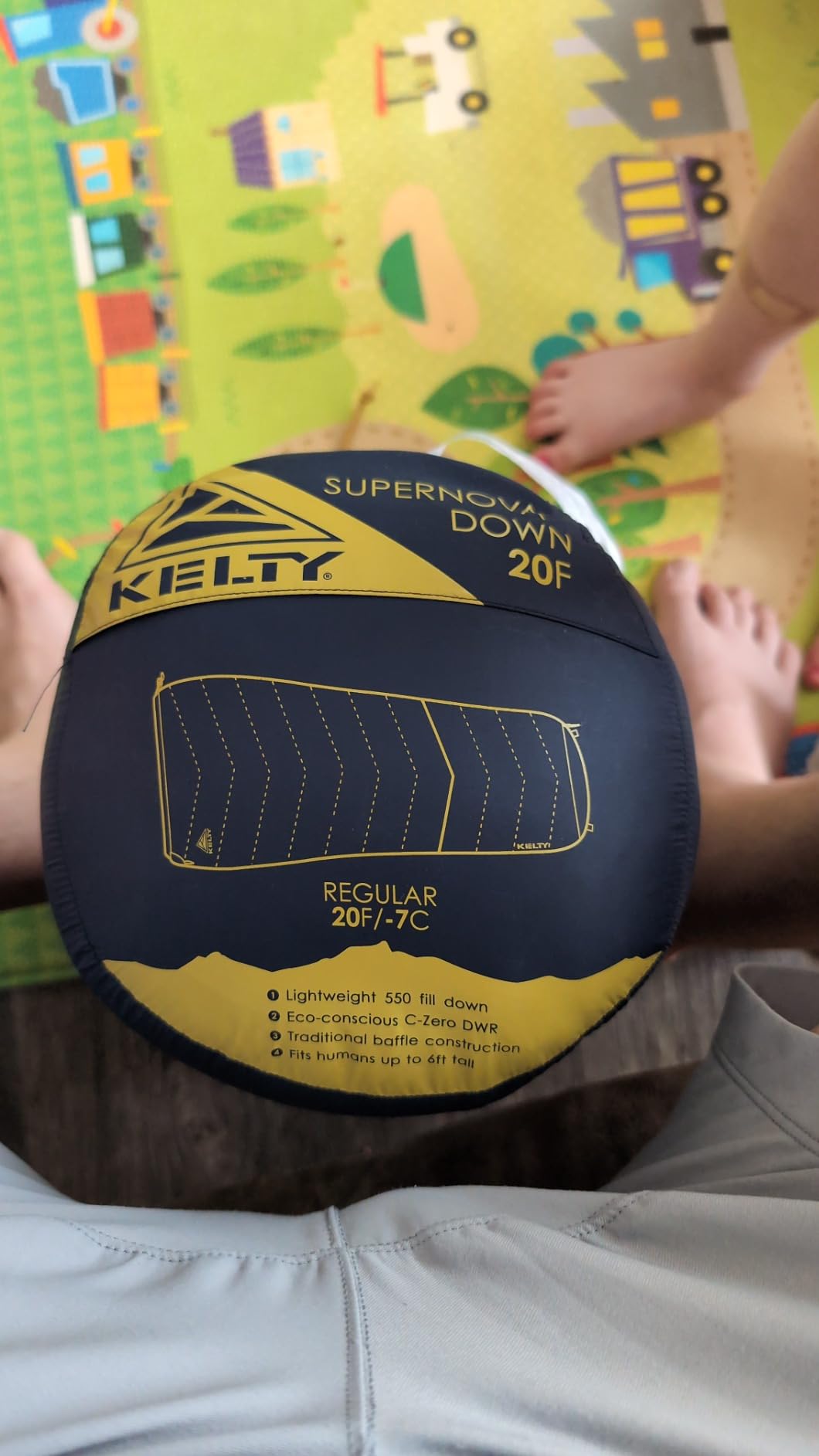 Kelty Supernova Down Fill Sleeping Bag, 20 Degree, Roomy Spoon Shape, Backpacking customer photo 2