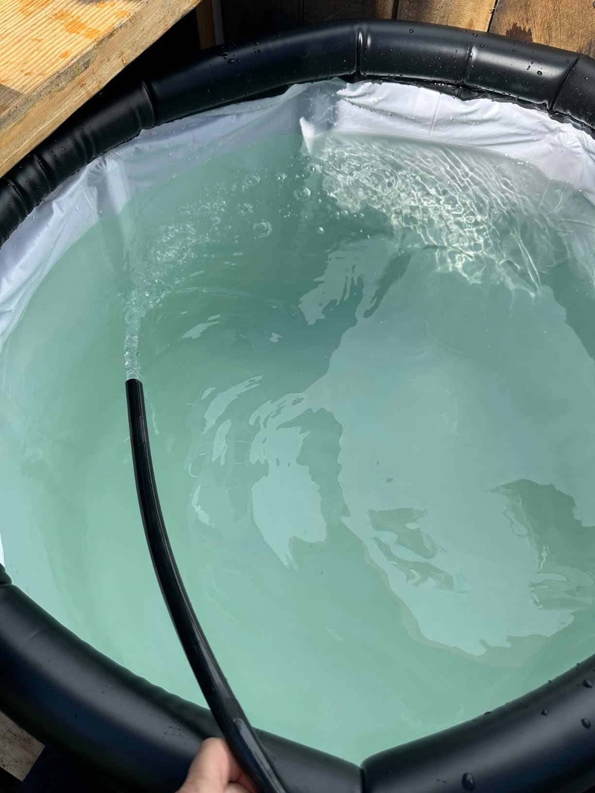 Bubplay Ice Bath Cold Plunge Tub with Cover for Indoor Outdoor for Recovery, Cold Water Therapy, Athletes & Adults - 105 Gallons, Black, XL customer photo 1