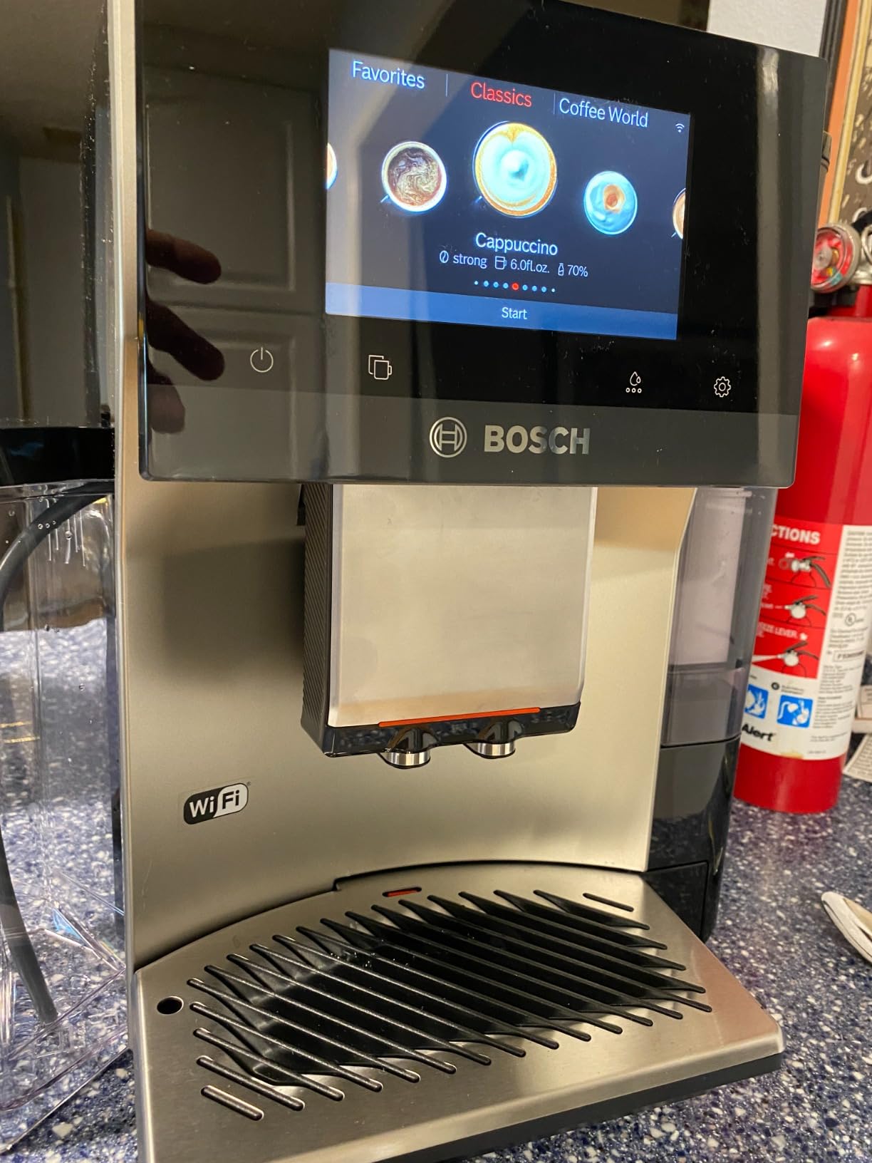 Bosch 800 Series Fully Automatic Coffee, Espresso Machine - Silver | Double Cup, Touchscreen, Large Bean Capacity, 36 Drinks, Cold Brew, Save up to 30 Profiles - Integrated Milk Container customer photo 1