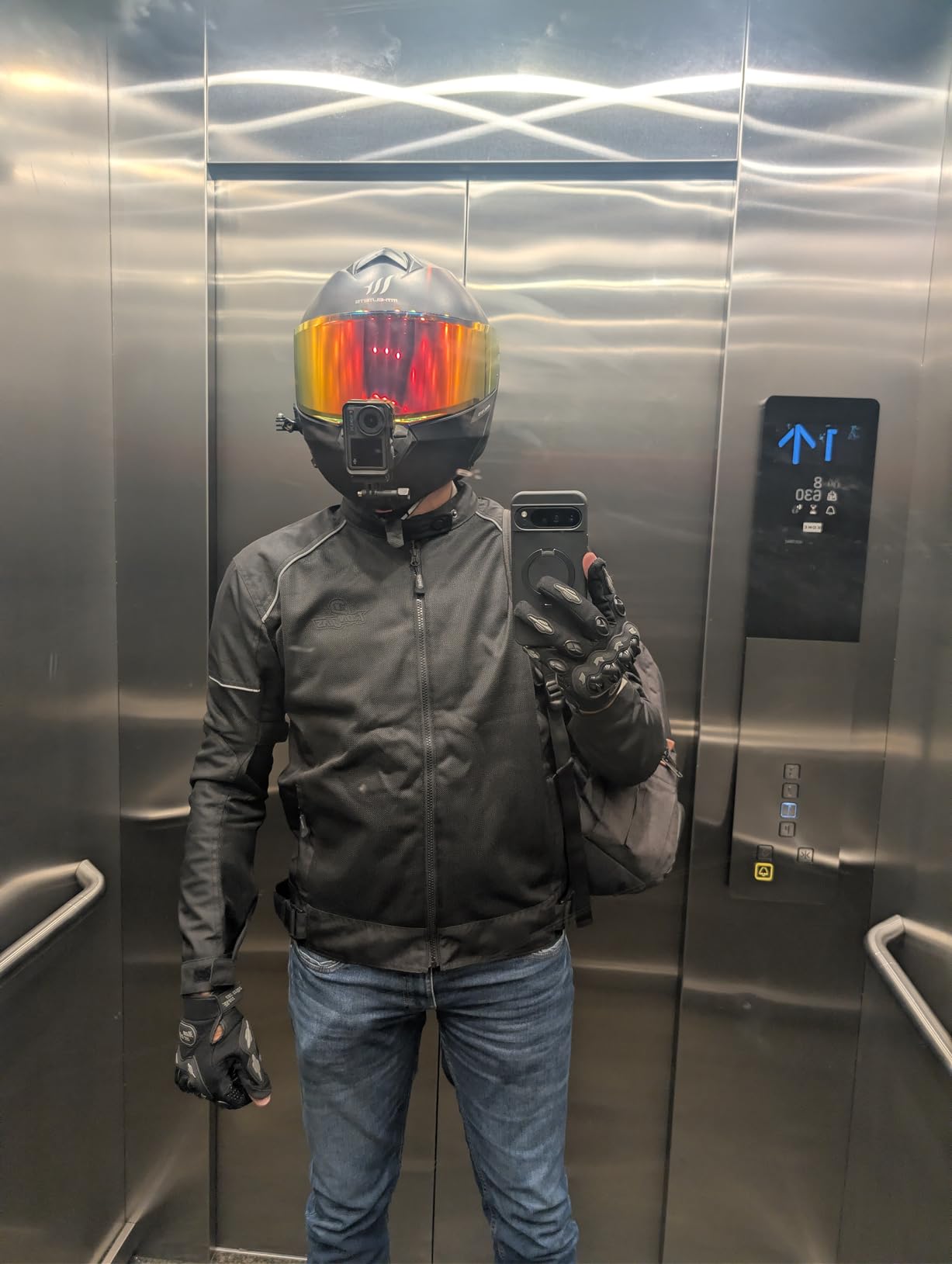 IRON JIA'S Summer Motorcycle Riding Jacket with CE Certified | Breathable Mesh, CE Level 2 Armor, EVA Back Protector, Adjustable Fit, Zippered Pockets, Summer Protective Gear customer photo 2