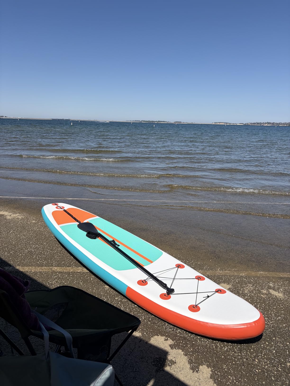 XHYCPY Inflatable Paddle Boards Stand Up Paddleboard Wide Stable with Premium SUP Paddle Board Accessories for All Skill Levels with Fins, Adjustable Paddle, Pump, Backpack, Leash customer photo 1