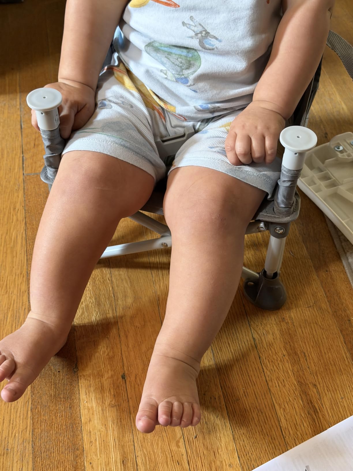 Bright Starts Pop 'N Sit Portable Booster Seat, 3-in-1 Floor Seat, Travel High Chair customer photo 1