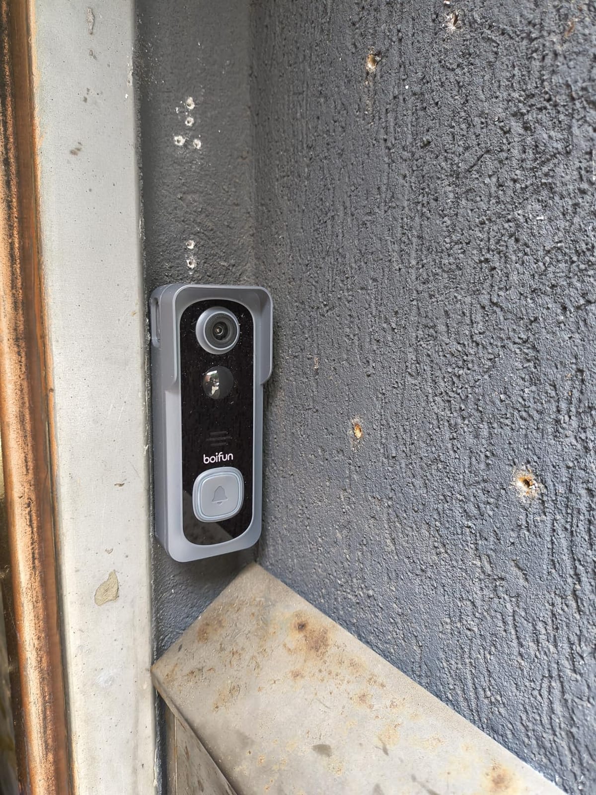 BOIFUN Video Doorbell Camera Wireless - No Subscription Required, 2K HD | 166° Wide View, HDR Night Vision, Motion Alerts, Two-Way Audio & Battery Video Doorbell with Chime, 2.4 GHz Wi-Fi Only customer photo 2