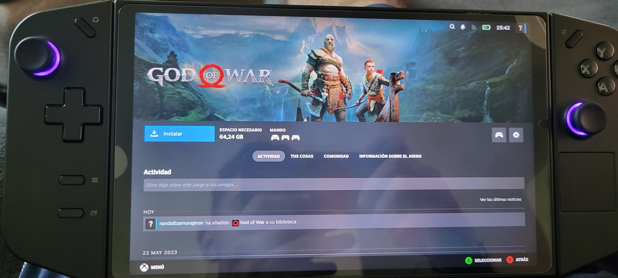 Lenovo Legion Go Gaming Handheld - WQXGA IPS 144Hz 8.8
