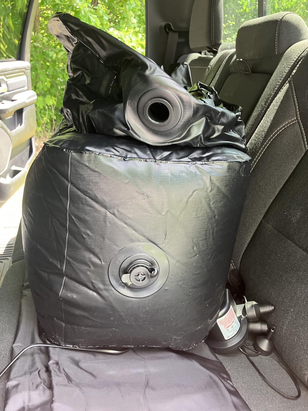 Car Air Mattress, Inflatable SUV Truck Camping Mattress for Back Seat, Thickened Travel Car Bed Sleeping Pad with Air Pump 2 Pillows customer photo 1