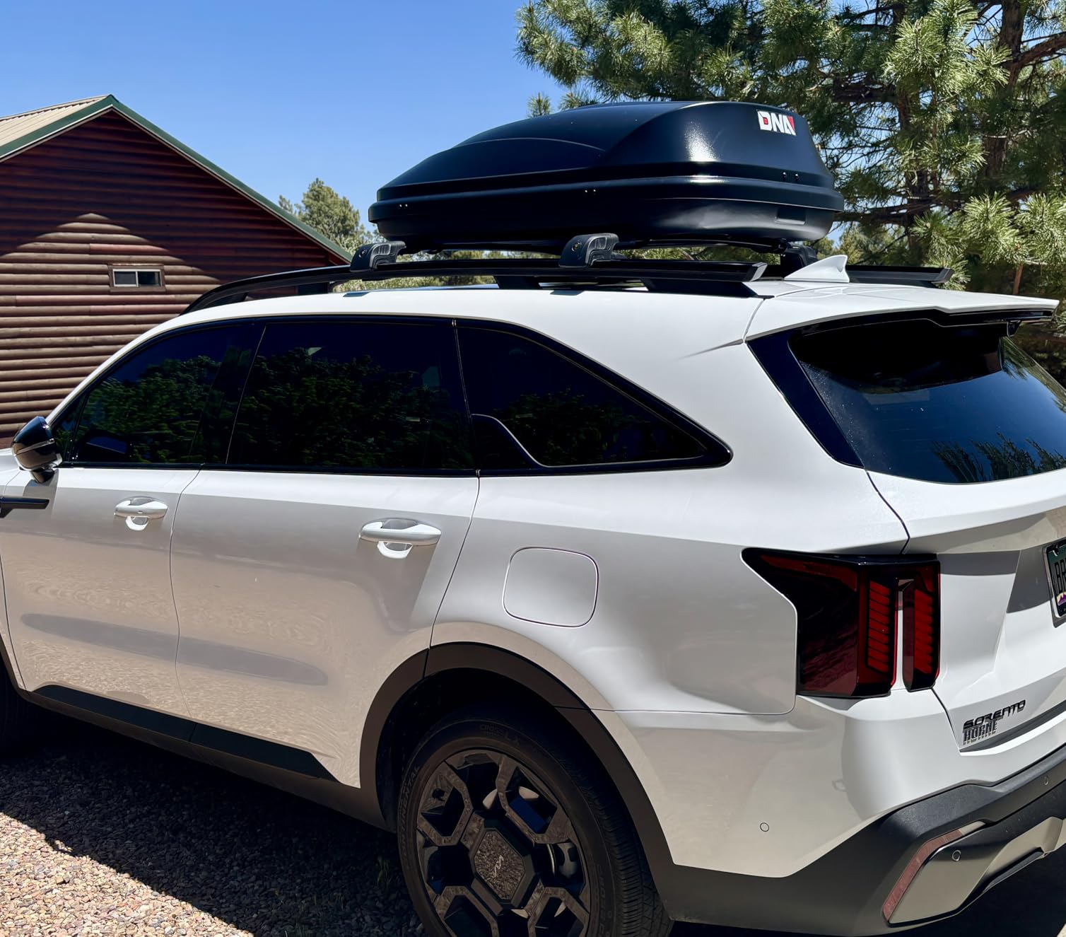 Heavy Duty Rooftop Cargo Carrier ABS Lockable Car Roof Rack Cargo Carrier, Capacity 110 LBS, 53 X 34 X 15 Inches, Black customer photo 1