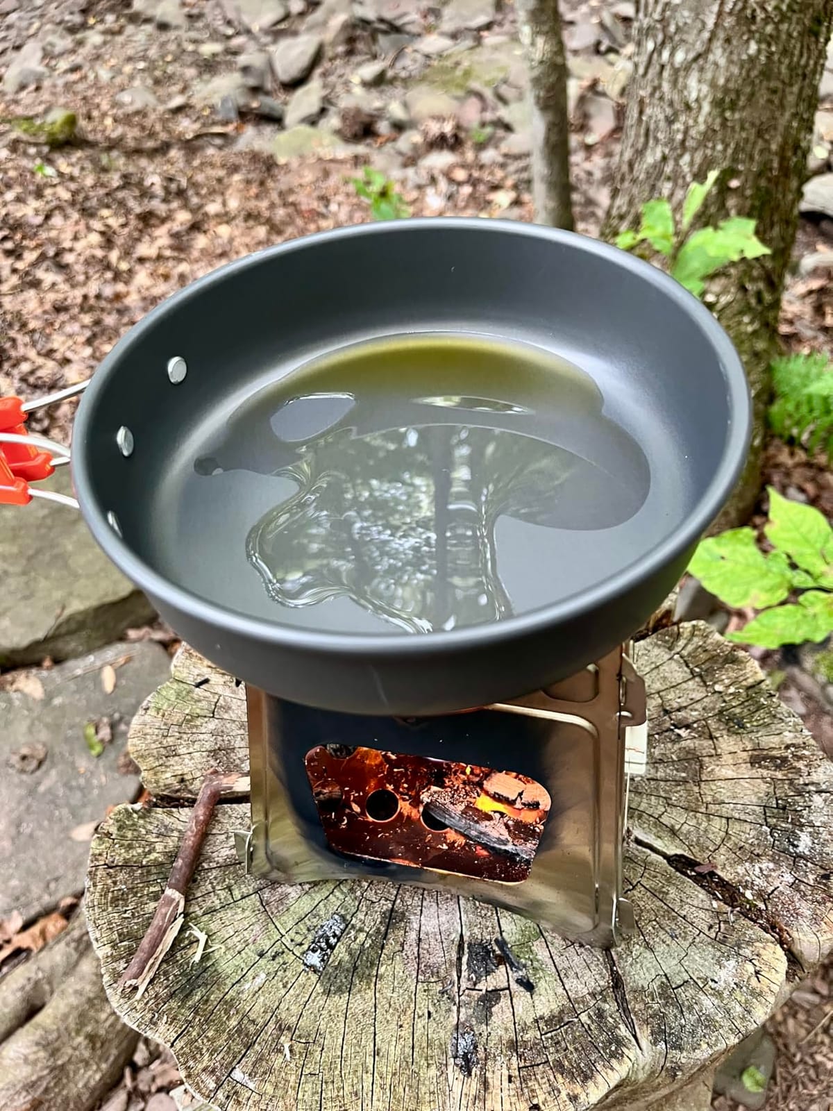 THTYBROS 17pcs Camping Cookware Mess Kit with Pot, Pan, Kettle and Stainless Steel Cups Plates customer photo 1