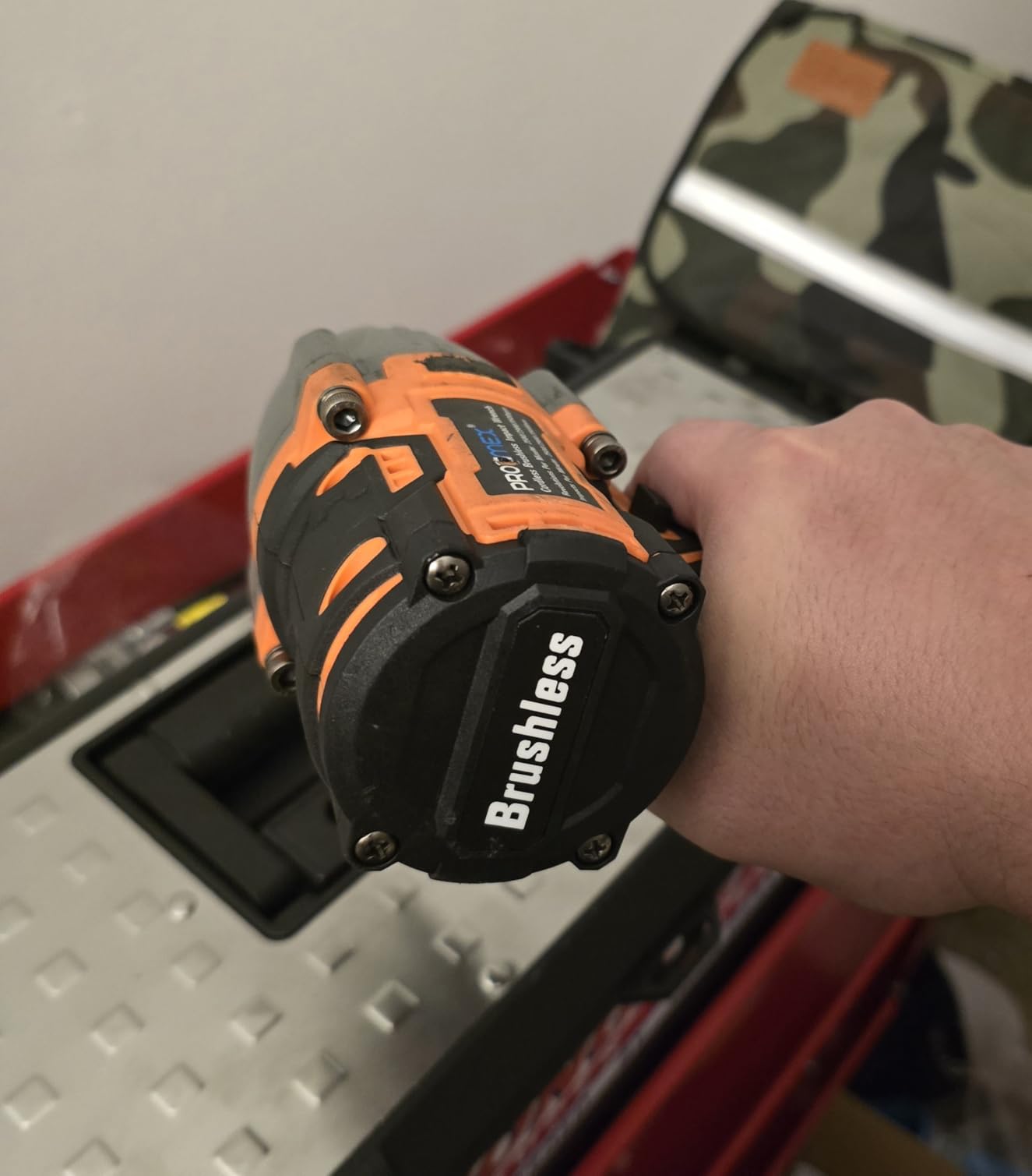 Protmex Cordless Impact Wrench, 900Ft-lbs (1200N.m) 1/2