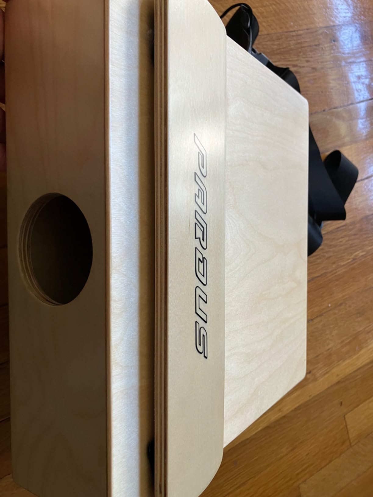 PARDUS Portable Cajon Drum with Removable Snare Straps - Travel Cajon with Dual-Sided Birch & Techwood for Deep and Crisp Sounds customer photo 1