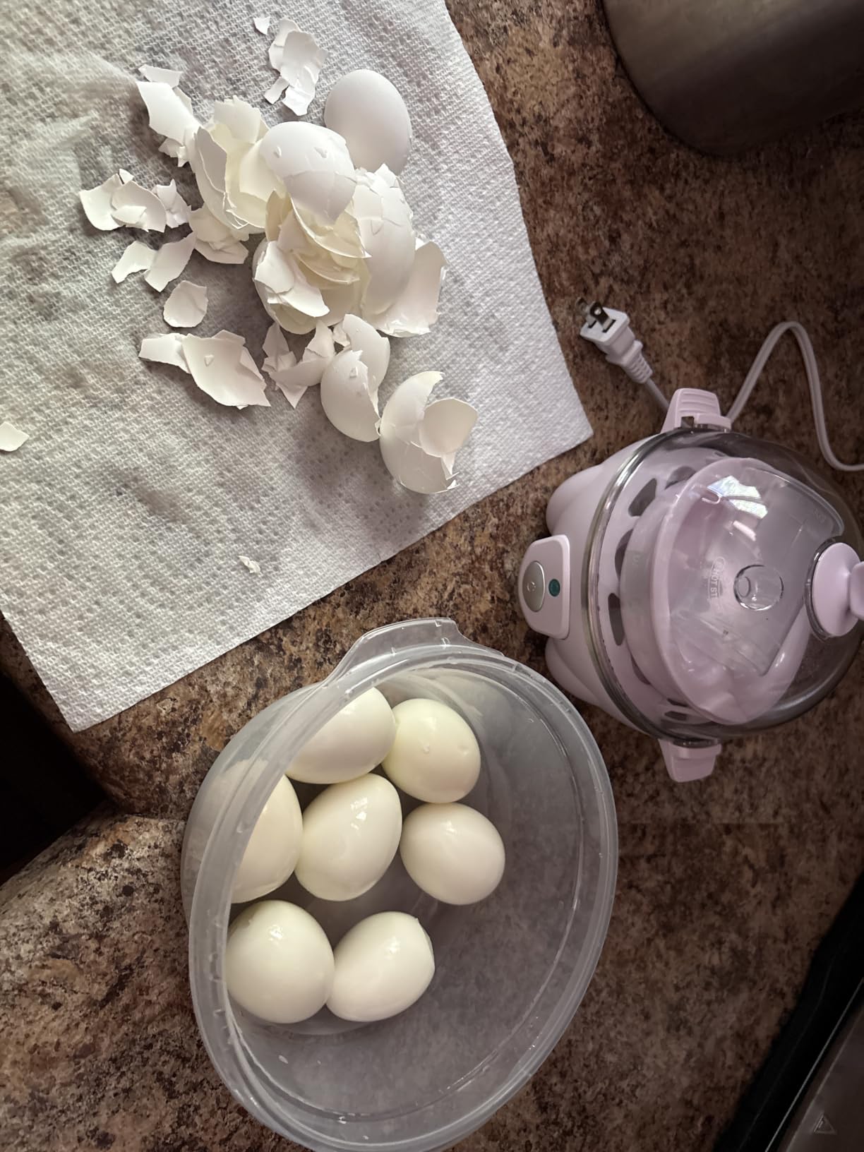 Dash Rapid Egg Cooker, 7 Hard Boiled Eggs, Cream | Electric Egg Poacher, Boiler, Steamer & Omelette Maker Machine, Soft or Poached Eggs for Breakfast, Auto Shut-Off, BPA-Free customer photo 2