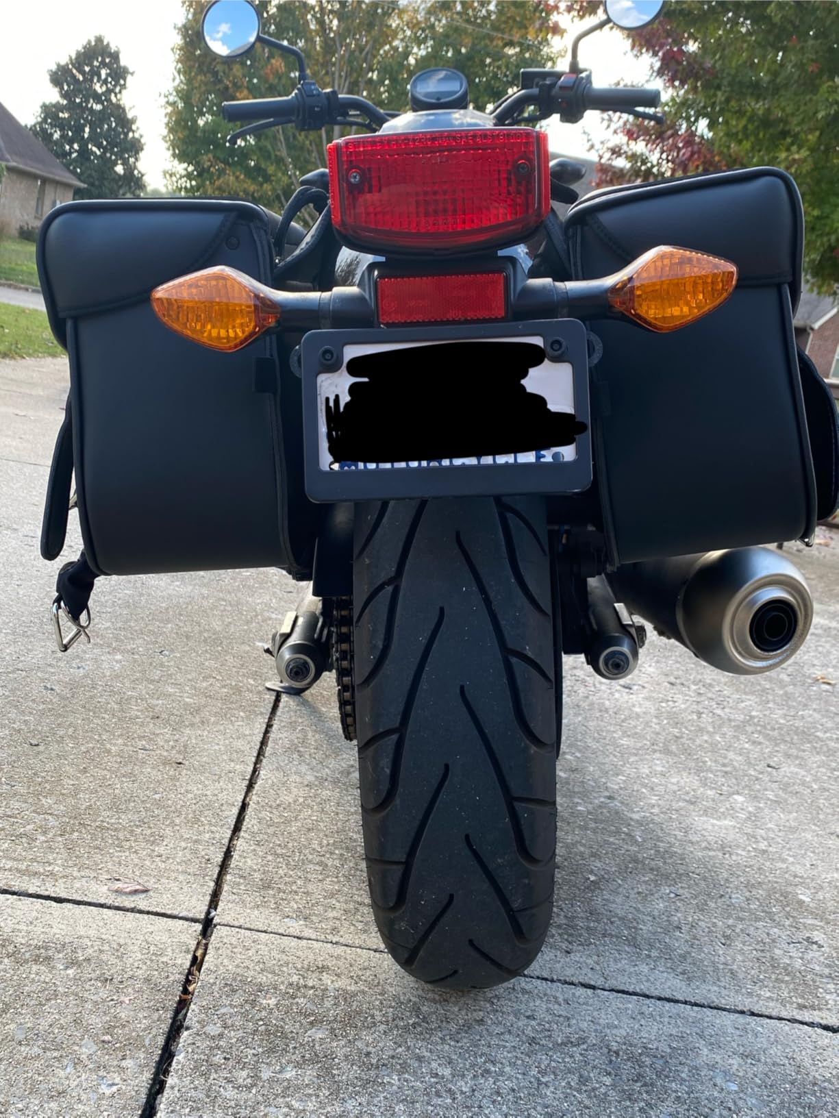 Nomad Universal Motorcycle Saddlebags - 30L Large Capacity Quick-Easy Throw Over Bags for Cruiser, Chopper, Touring - Heavy Duty saddle bags, Waterproof, Secure Lock, Durable Storage Side Bags for Bikers customer photo 1