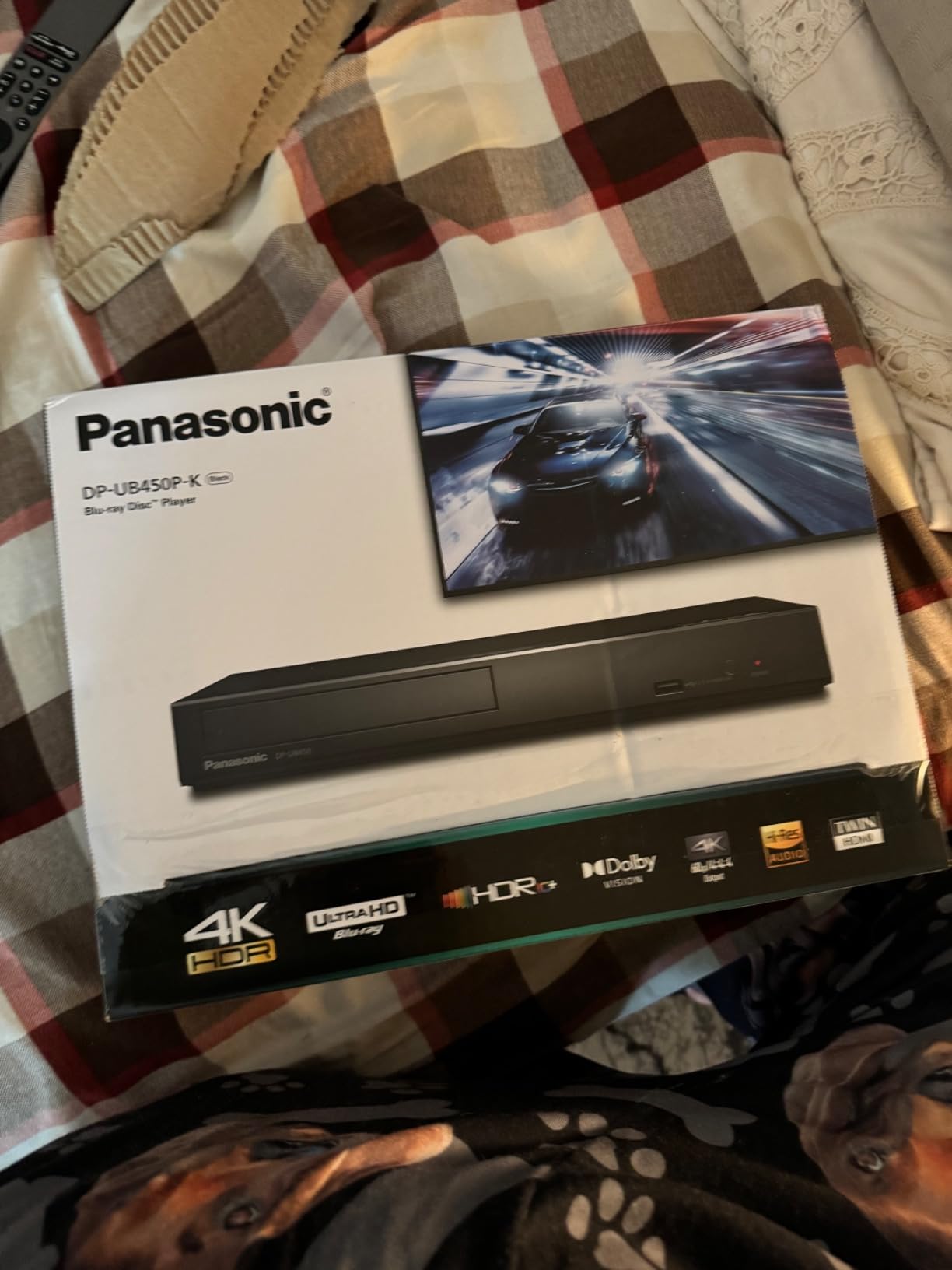 Panasonic Premium 4K Blu Ray Player, UHD DVD Blu Ray Player with Hi-Res Sound, 4K VOD Streaming, HDR10+ and Dolby Vision, DP-UB450 (Black) customer photo 1