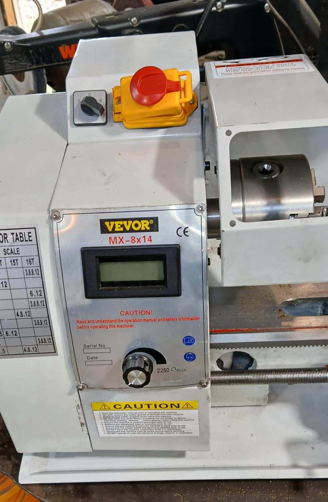 VEVOR Mini Metal Lathe 8