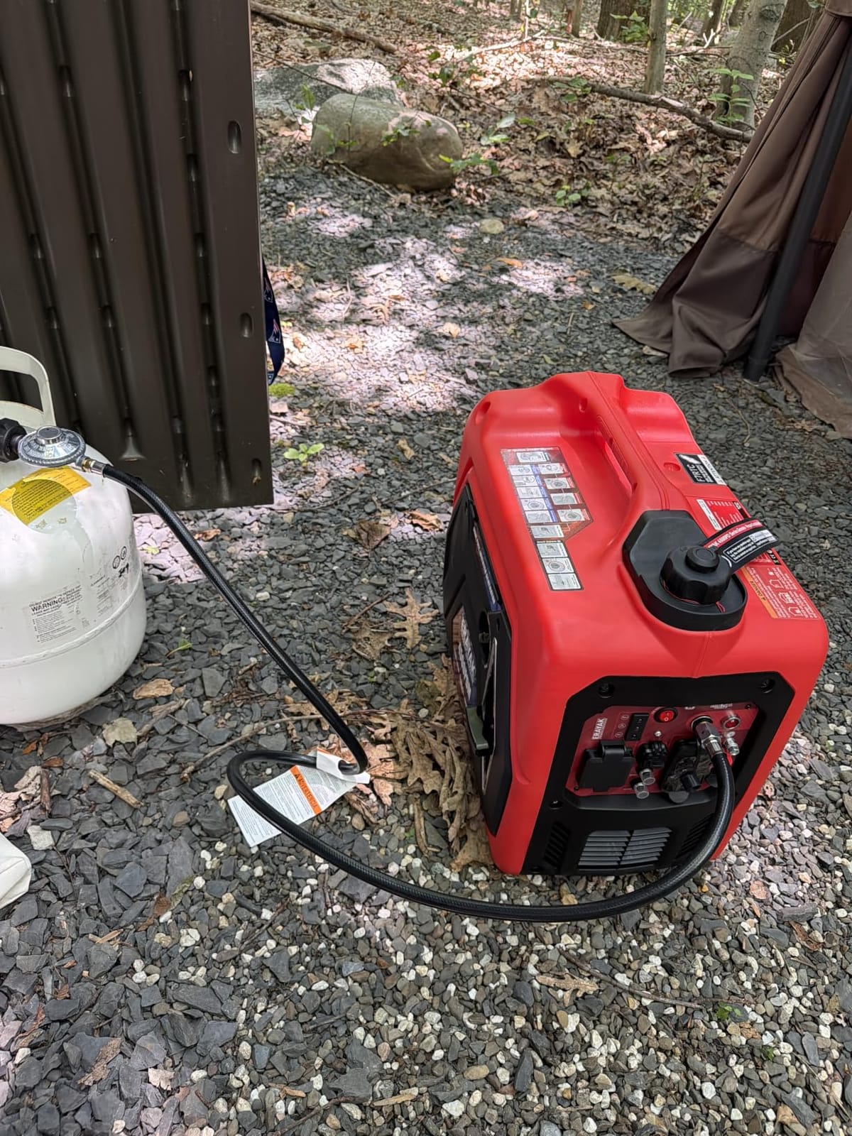 ERAYAK 4500W Dual-Fuel Portable Inverter Generator for Home Use, Camping Outdoor, 30A RV Ready, Auto Switch, Gas and Propane Powered, EPA, CO Sensor, Parallel Ready customer photo 2