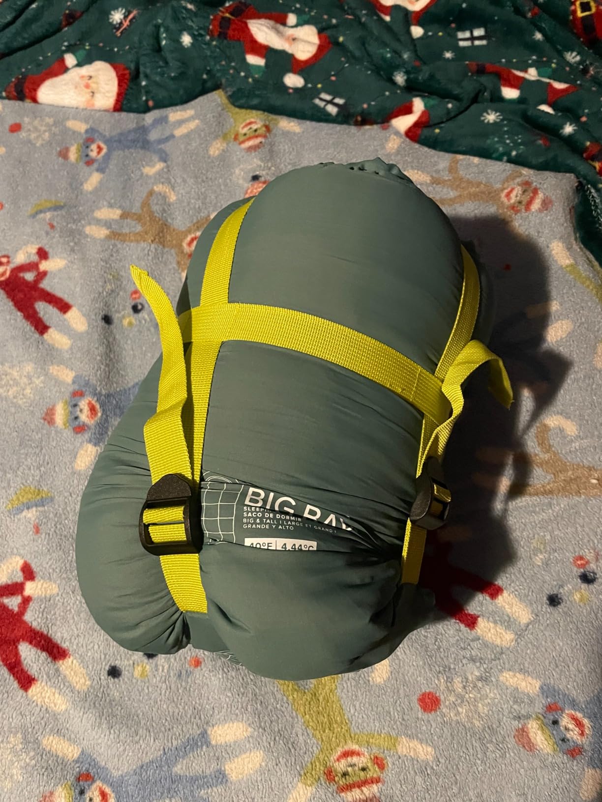 Coleman Big Bay 0/20/40°F Cold-Weather Sleeping Bag, Adult Mummy Sleeping Bag with Headrest, Foot Ventilation, & Storage Sack, Big & Tall Options customer photo 1
