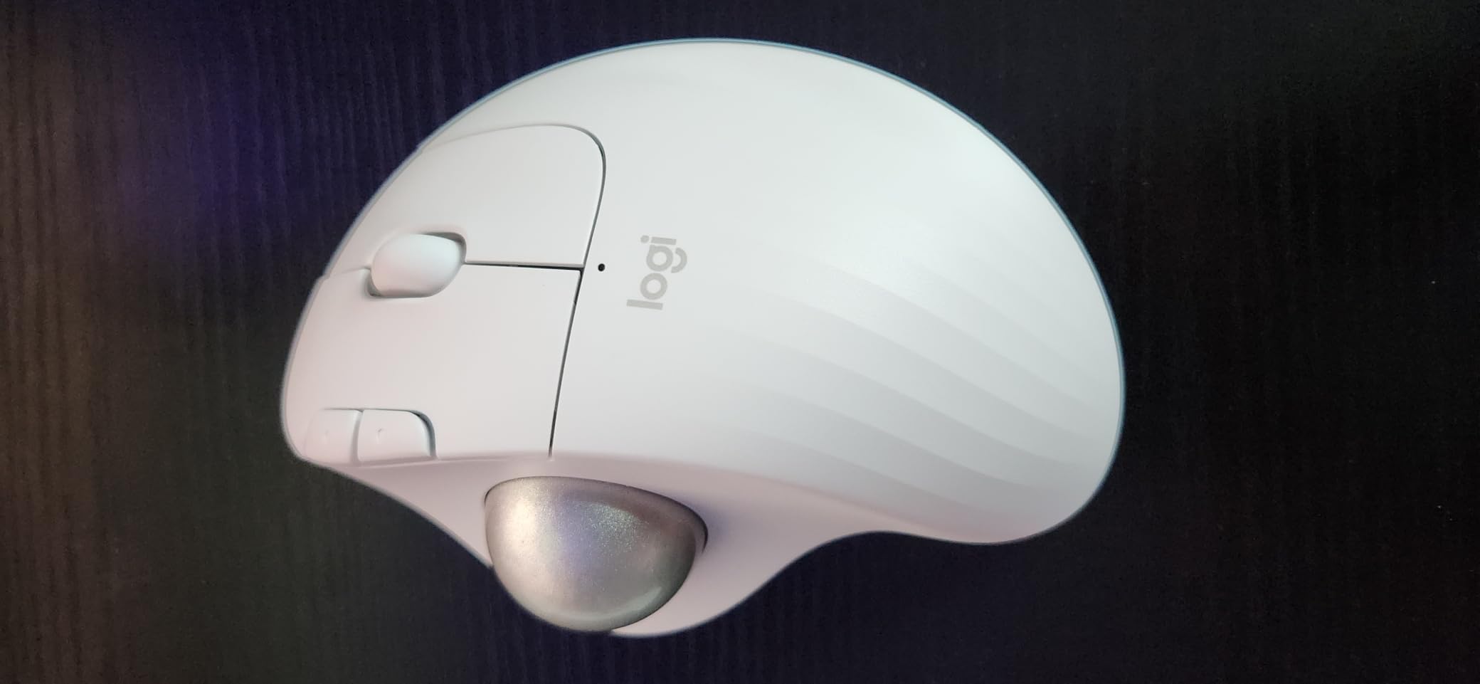 Logitech Ergo M575S Wireless Bluetooth Trackball Mouse - Black Silver Ball | Easy thumb control, precise and smooth tracking, Bluetooth and includes Logi Bolt USB receiver, PC Mac compatible customer photo 1