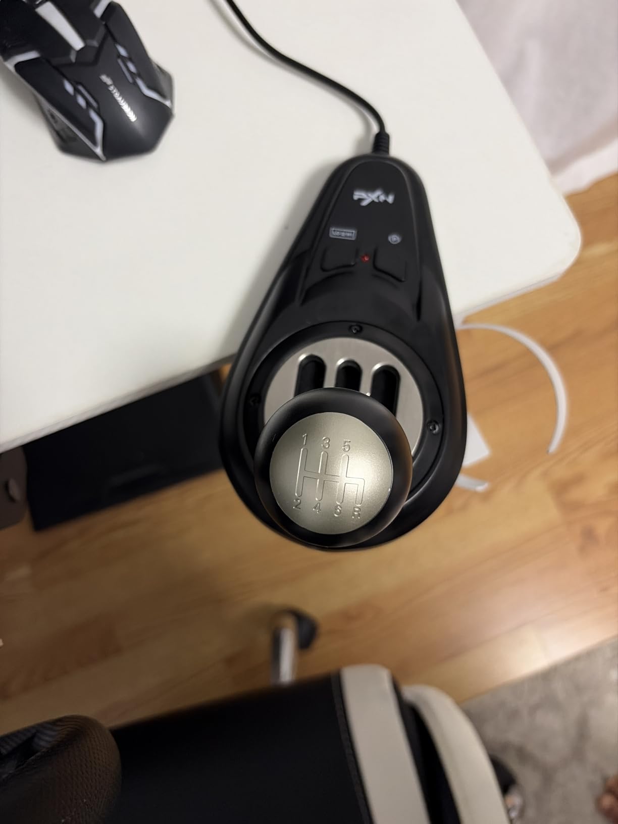 PXN V99 3.2Nm Force Feedback Gaming Steering Wheel customer photo 1