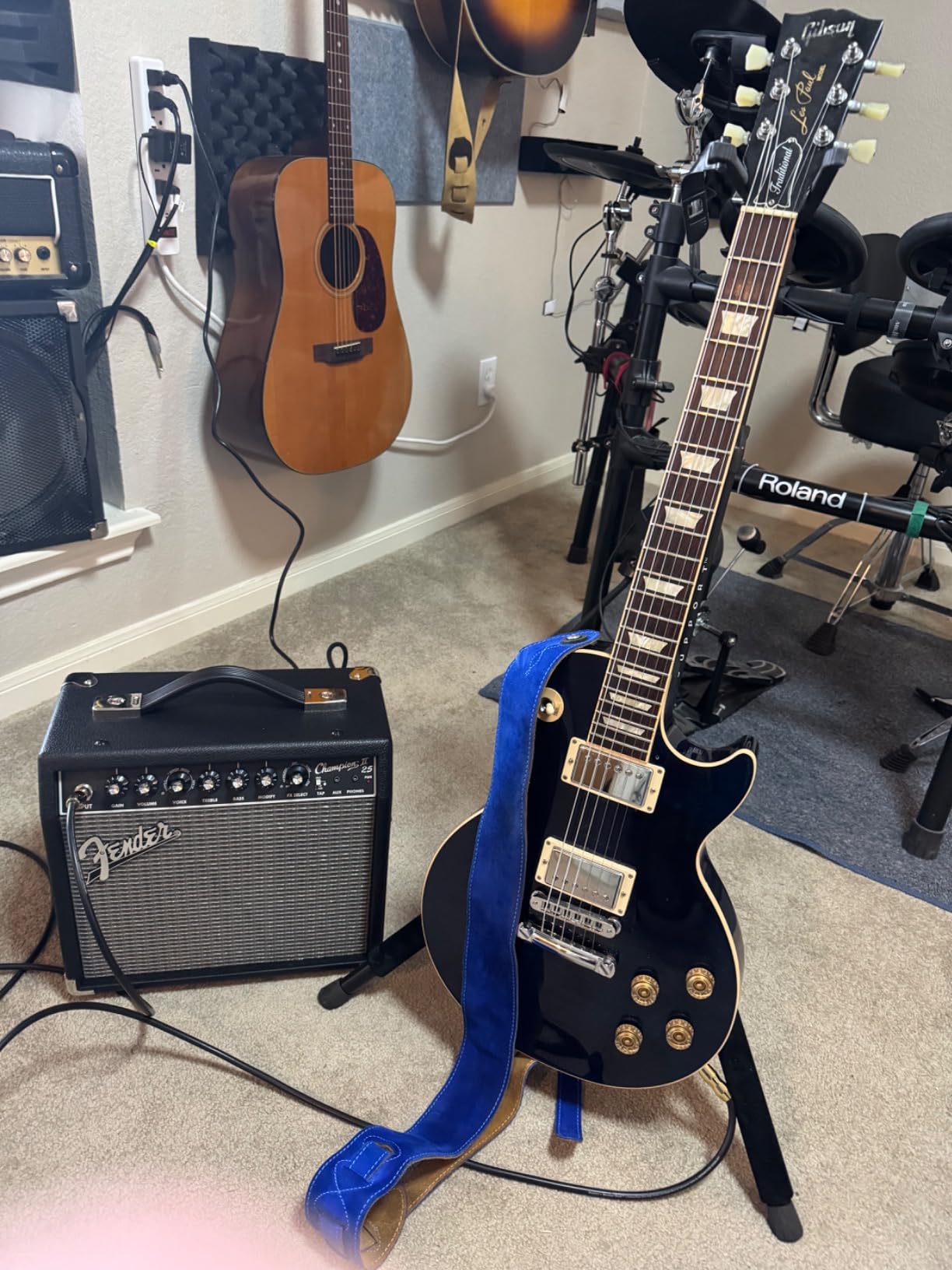 Fender Champion II 25 Watt Electric Guitar Combo Amp, Speaker, USB & Aux | 25 Watt Combo Amp with 8 Speaker, Multiple Amp Voicings, Reverb/Delay/Chorus Effects, USB and Aux in customer photo 1