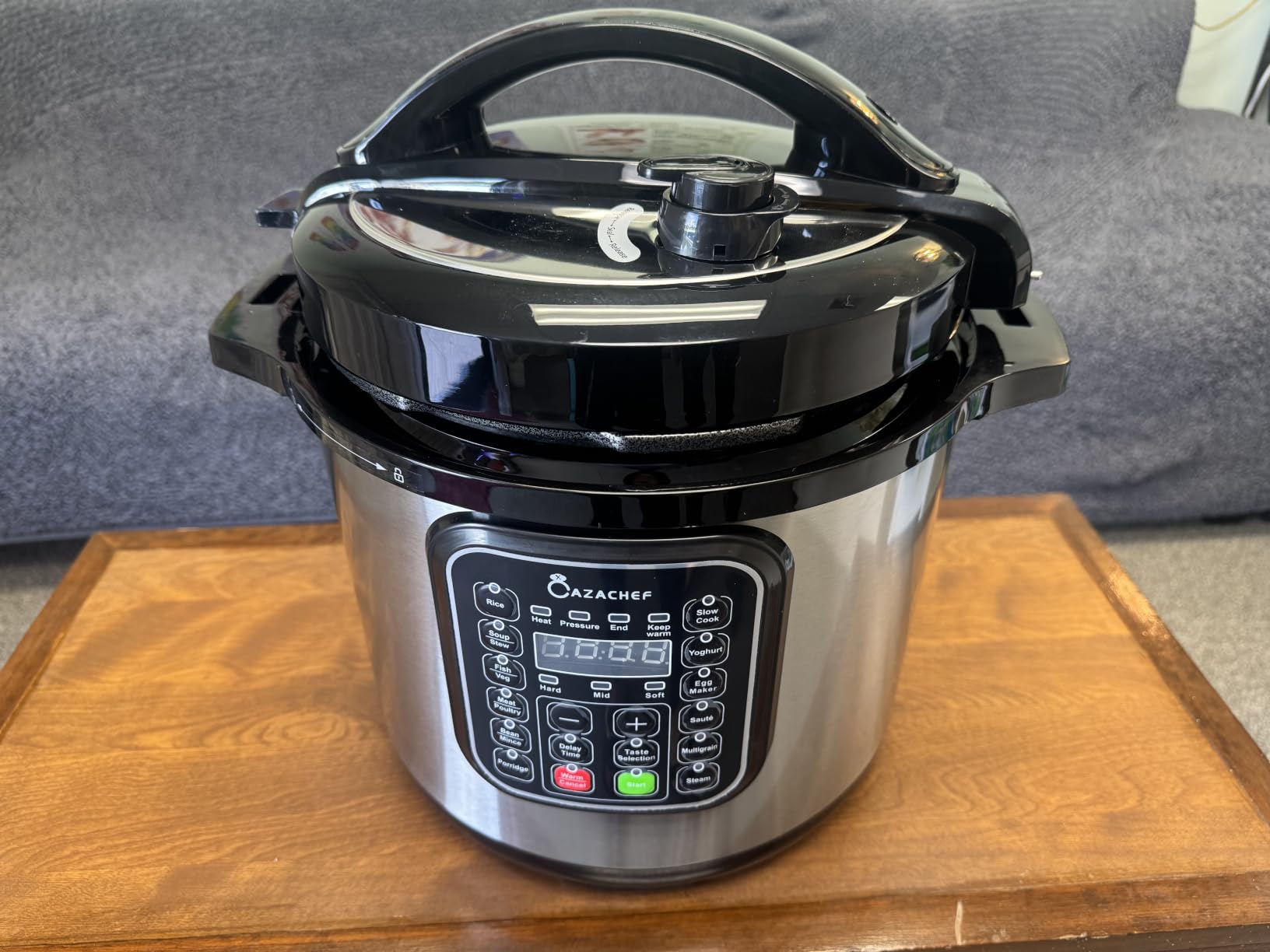 8qt stainless steel Pressure Cooker | 24-hour Presetting electric rice cooker, 14 in 1 slow cooker with temperature control | LED Multifunction Steamer, Food Warmer with nonstick pot customer photo 2