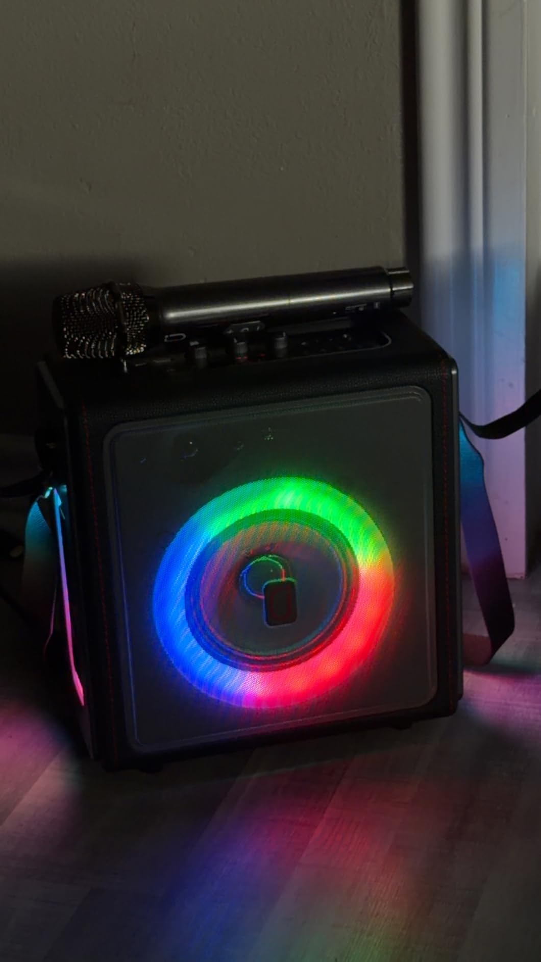Karaoke Machine for Adults with 2 Wireless Microphones, 200W PA System customer photo 1