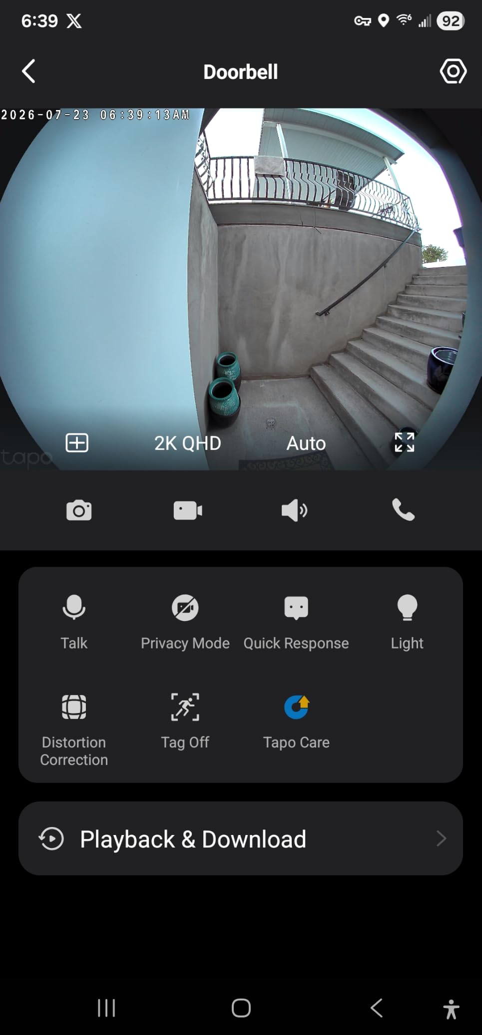 Tapo 2K+ Wired or Battery Powered Smart Video Doorbell with Chime, D225 | 180° Field of View, Person/Vehicle/Package Detection, Ring Call, 2-Way Audio, Subscription-Free Local Storage or Cloud customer photo 1