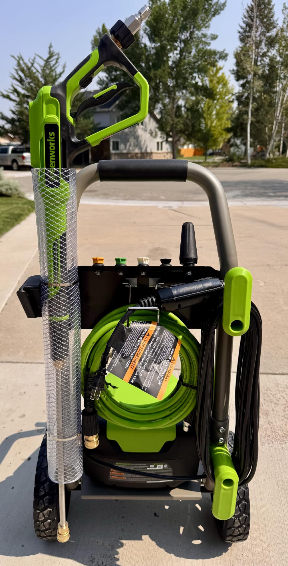 Greenworks 3000 PSI (2.0 GPM Max) Brushless Electric Pressure Washer customer photo 1