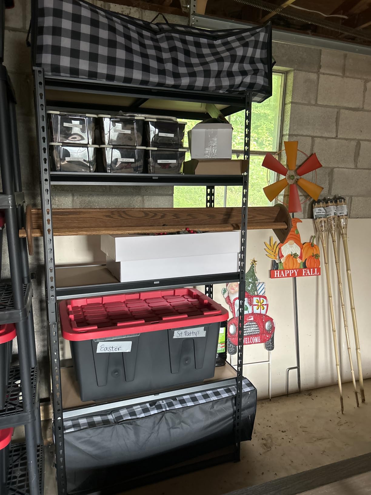 REIBII 2 Pack Garage Shelving, 2400LBS Each,Heavy Duty Storage Shelves customer photo 2