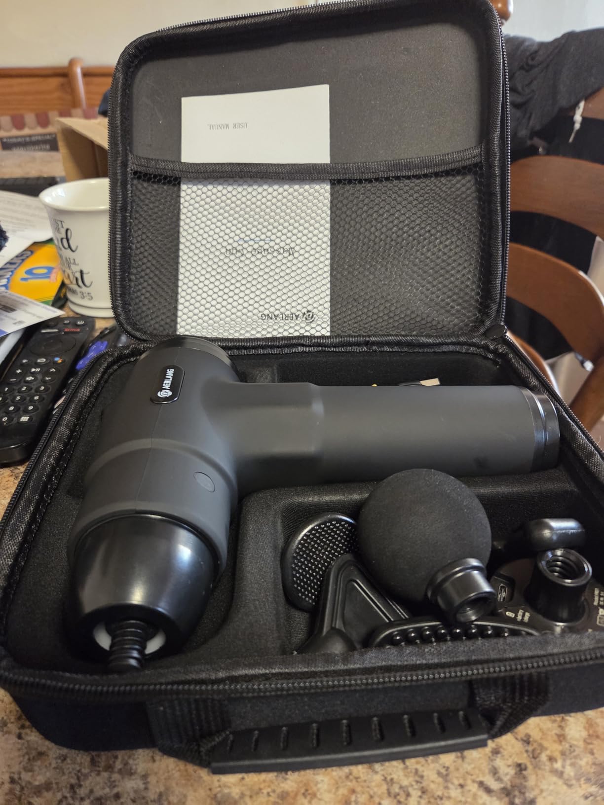 Massage Gun with Heat Massager Deep Tissue Muscle Massager Gifts for Men customer photo 2