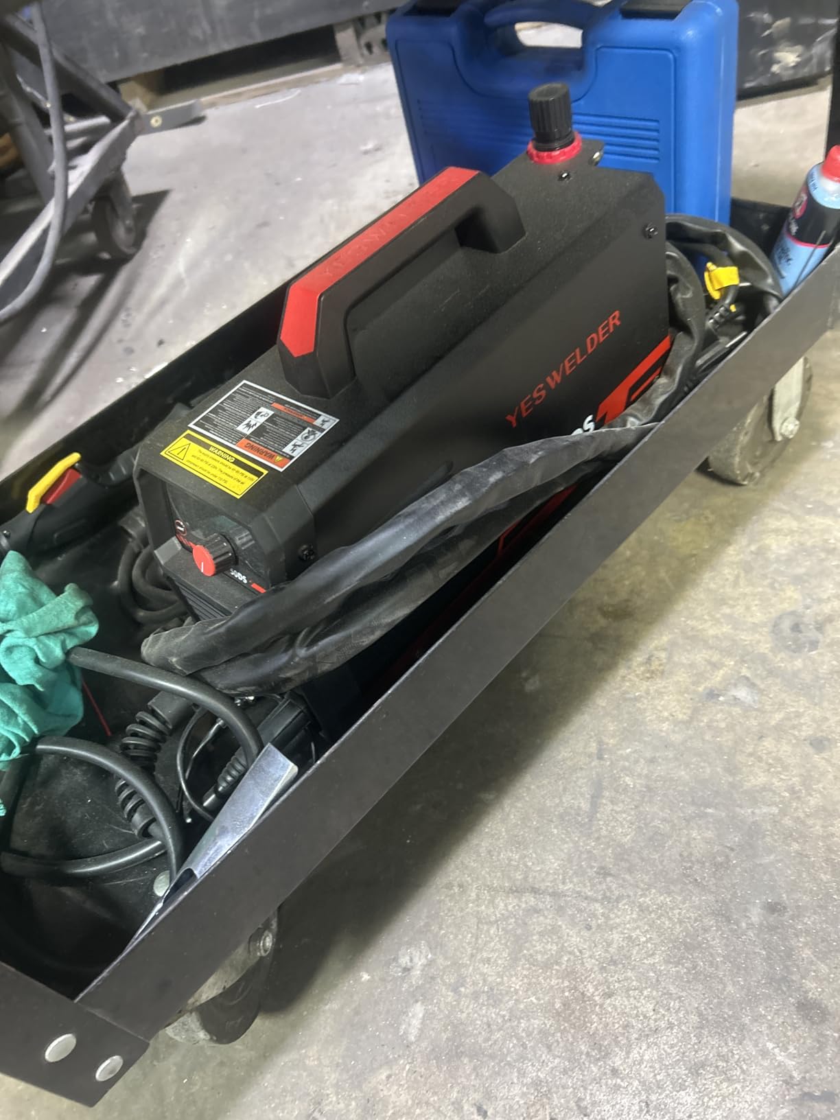 YESWELDER CUT-50DS Plasma Cutter 50Amp, 110/220V Dual Voltage IGBT Inverter with Digital Display, 1/2