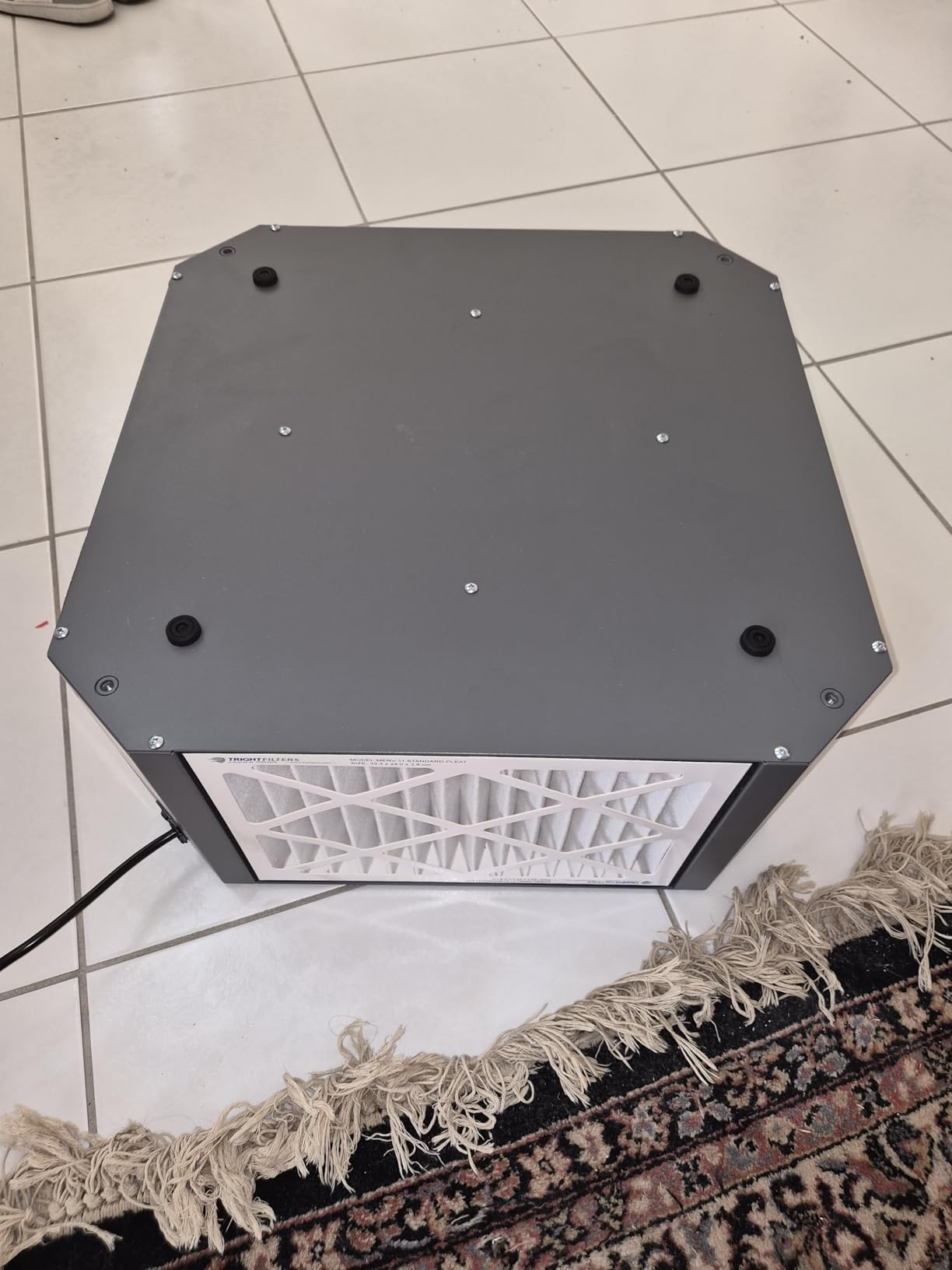 ABESTORM 360 Degree Intake Air Filtration System for Woodworking, 1350 CFM Hanging Dust Collector, Air Filter for Shop Garage WorkShop, DecDust 1350 customer photo 1