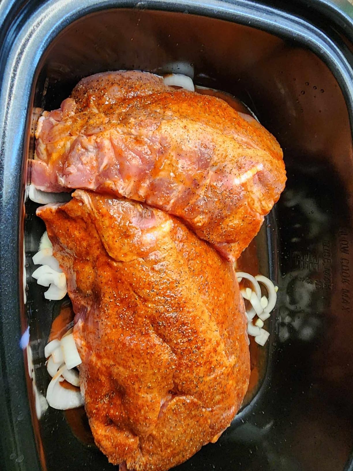 Hamilton Beach 9-in-1 6 Quart Programmable Slow Cooker with Sear, Brown, Rice, Steam, Saute, Roast, Delay Start and Keep Warm Functions, Nonstick PFAS-Free Dishwasher Safe Crock, Black customer photo 2