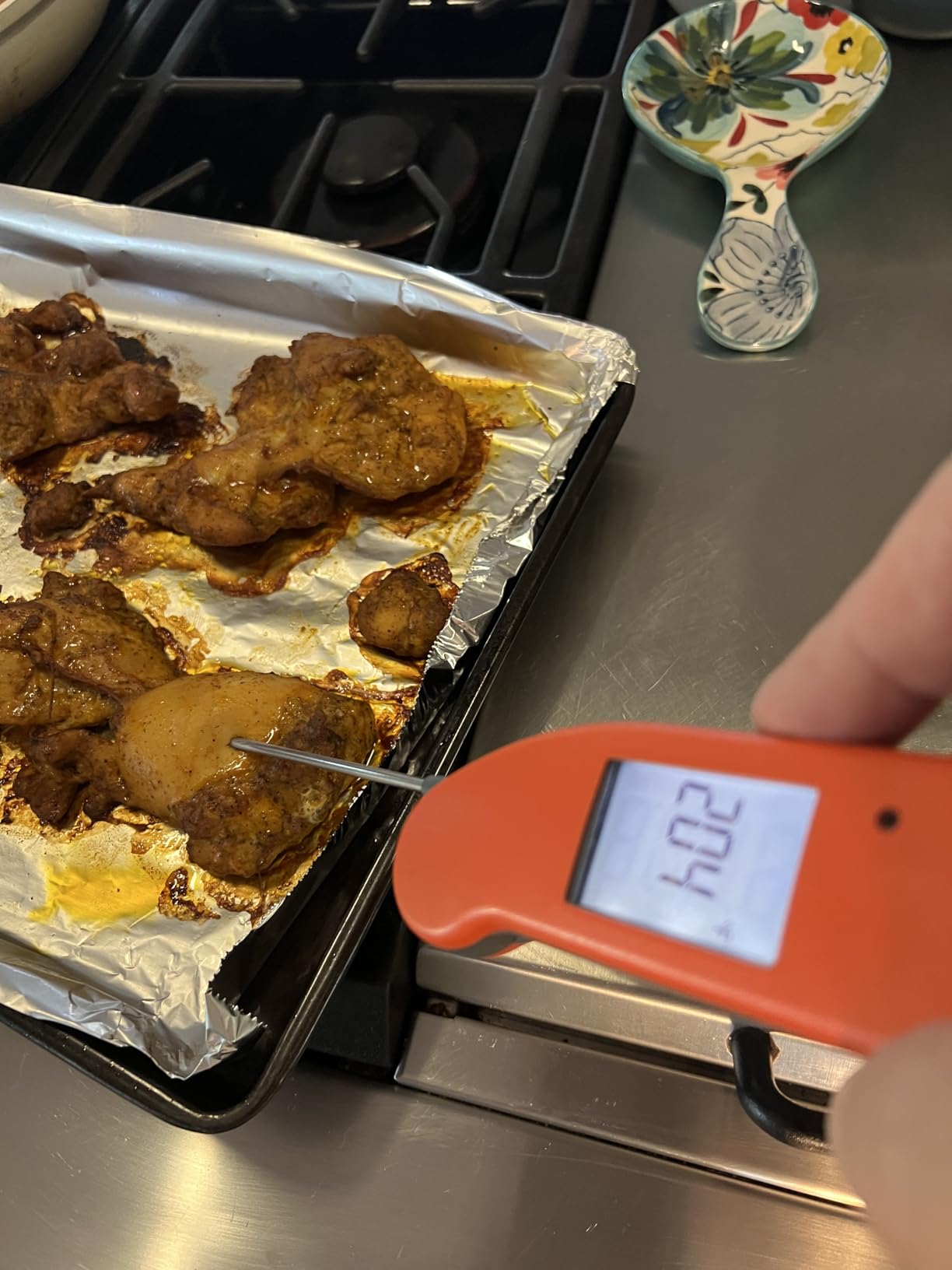 ThermoWorks Thermapen ONE, No. 1 Recommended Instant-Read Thermometer - Cayenne Pepper Red customer photo 2