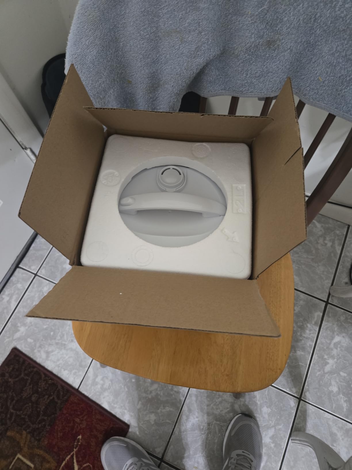Commercial Rice Cooker, Large Capacity 30-Cup (UnCooked), 60-Cup (Cooked) with One Touch Operation and 12-Hour Keep Warm, Easy to Use and clean, 1600W, White customer photo 1