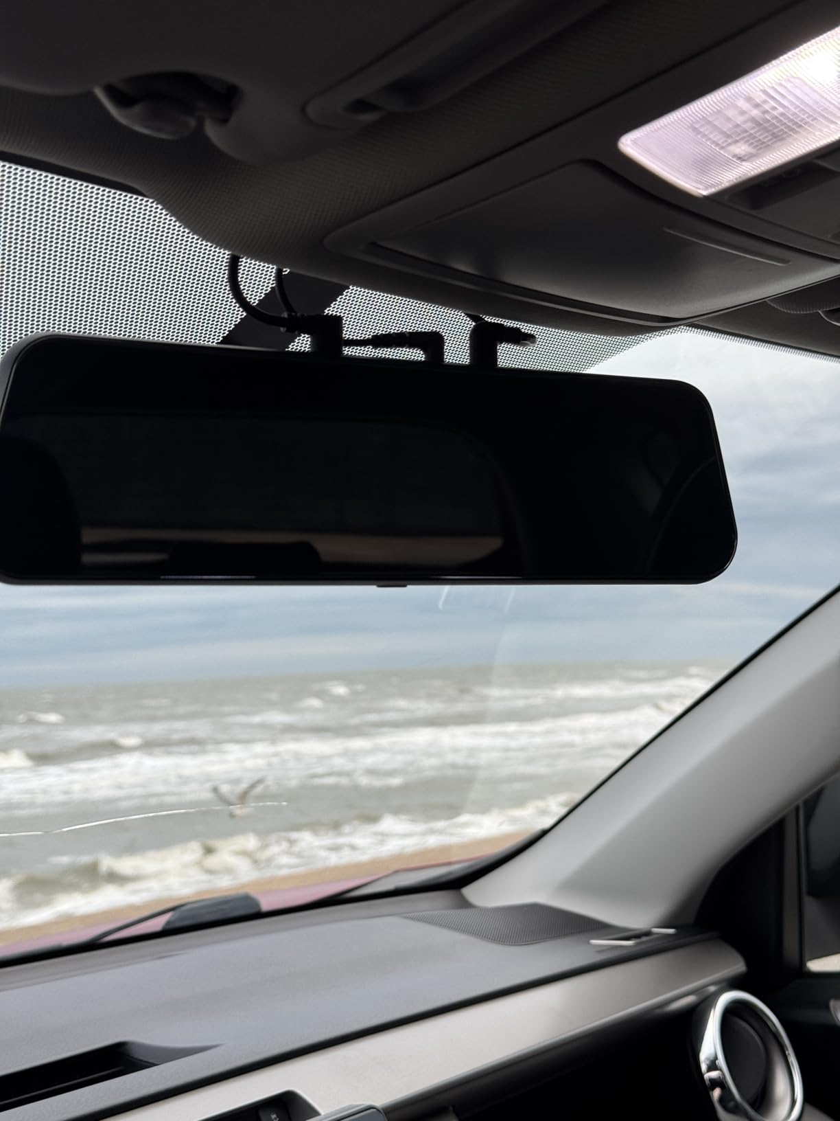 WOLFBOX G850 PRO 4K Mirror Dash Cam with ADAS and BSD,64GB Card,5.8GHz WiFi | Smart Rear View Mirror with Voice Control and Night Vision, 12 inches Camera Includes GPS, G-Sensor, Loop Recording customer photo 2