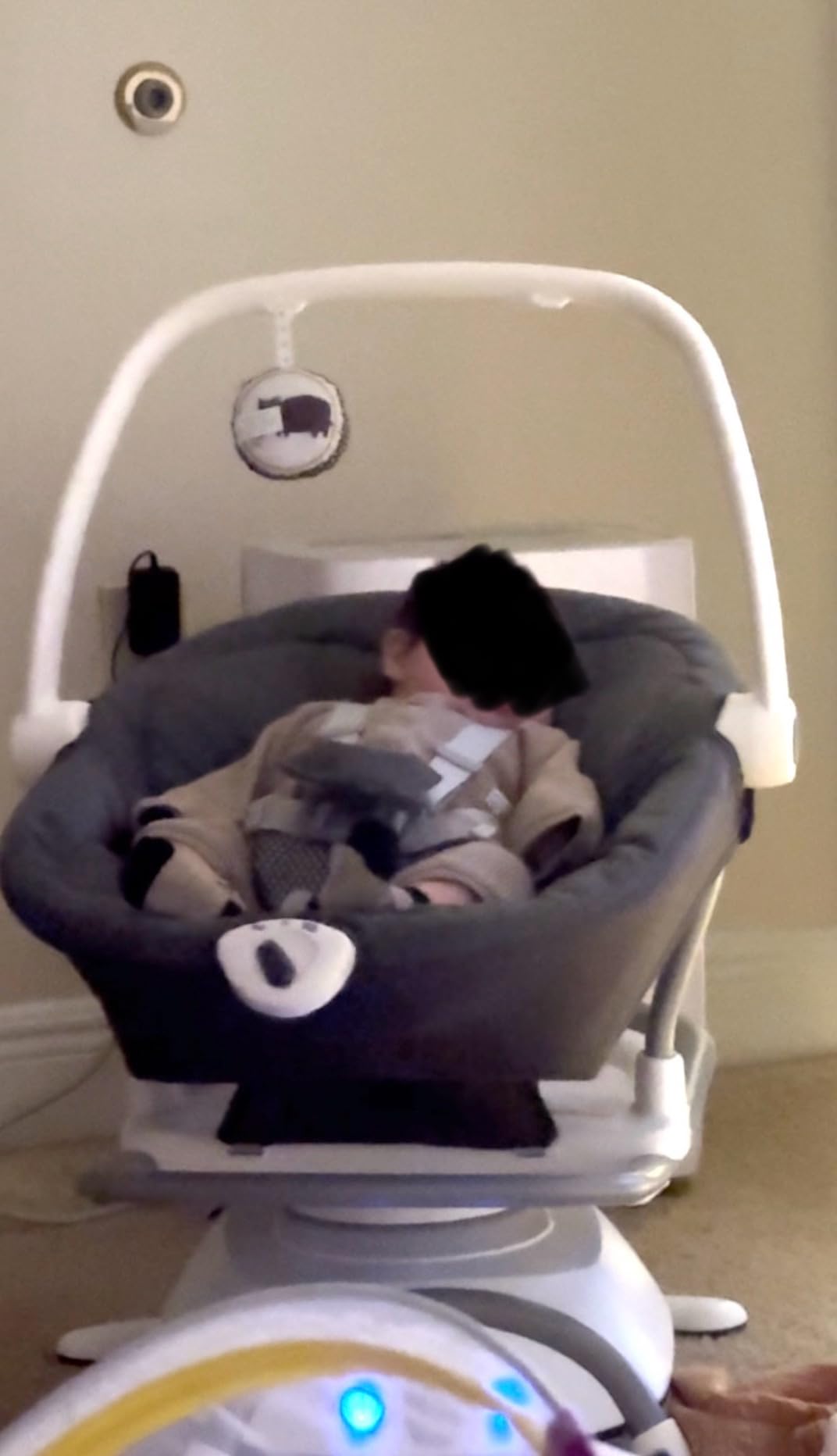 Joie Baby Cinnamon 2-in-1 Glider & Rocker, Multi-Motion Baby Swing, Swing and Rocker Combo with Plush Fabrics, Compact Design, and Multiple Recline Positions customer photo 1