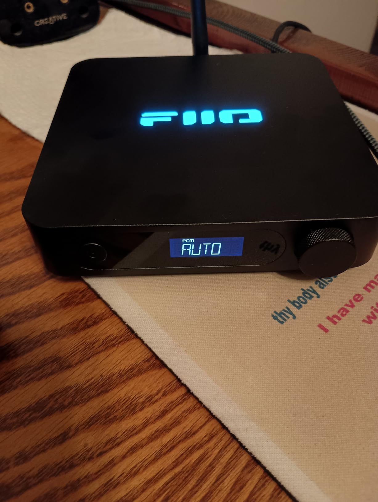 FiiO SR11 AirPlay Audio Streamer Receiver, WiFi Multiroom Streamer, Stream Hi-Res Audio from Spotify, Amazon Music, Tidal (Black) customer photo 2