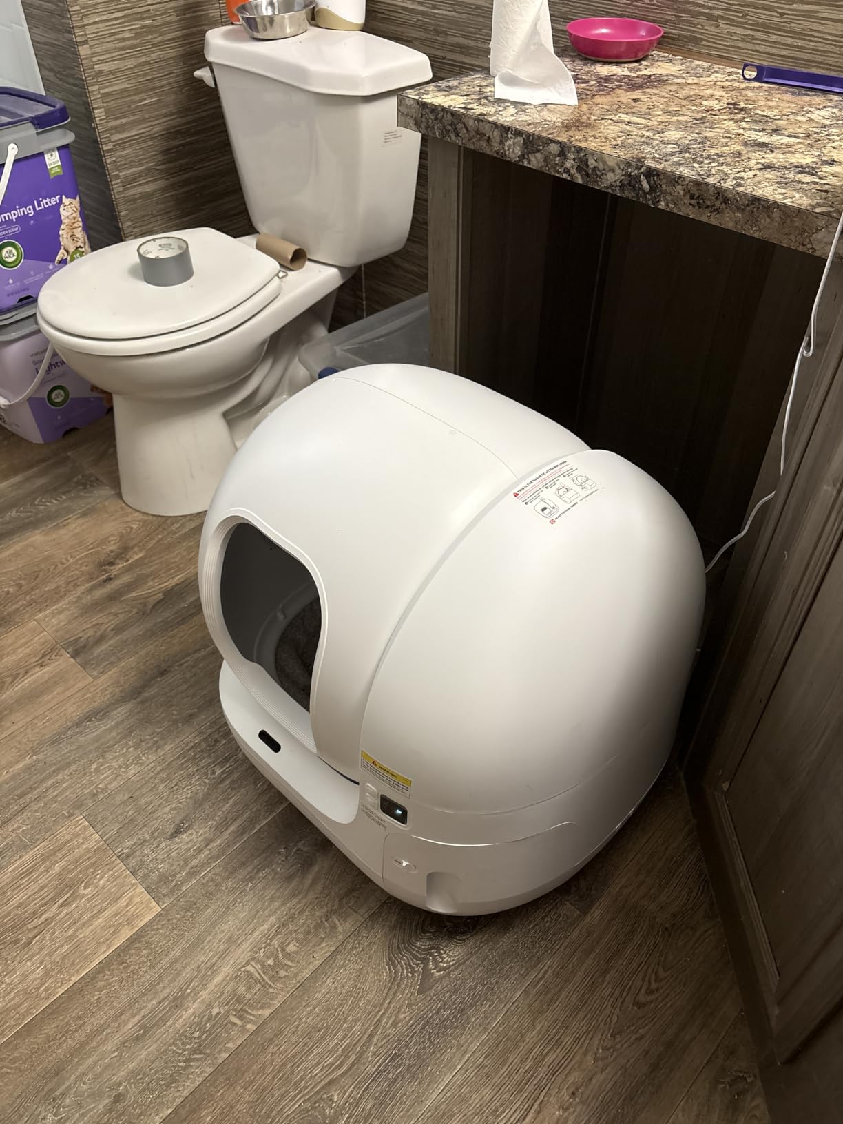 PETKIT PuraMax 2 Automatic Self-Cleaning Cat Litter Box, App Control with Safety Sensors, Odor Free & Anti-Leakage Basic Bundle customer photo 2
