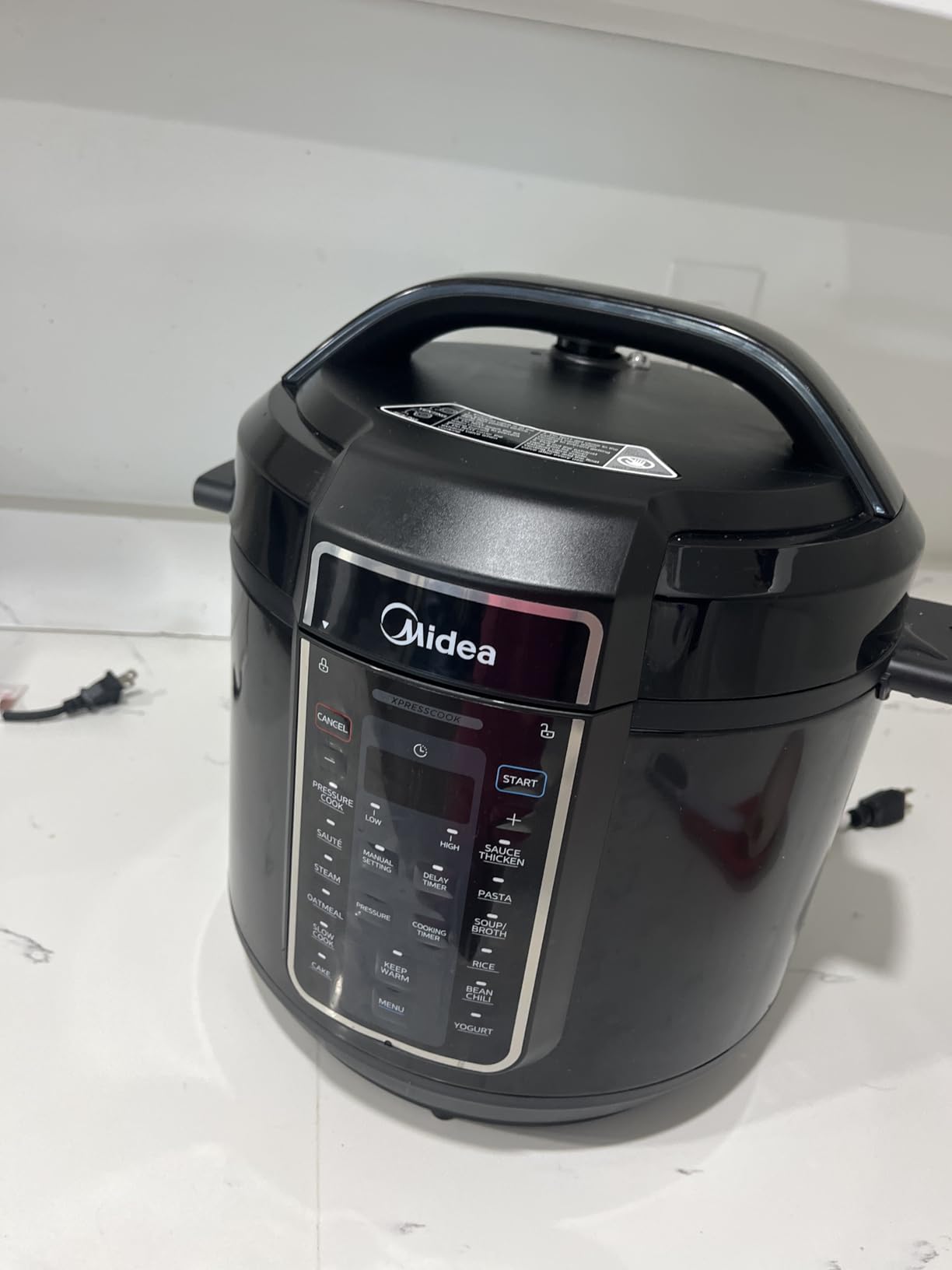 Midea 12-in-1 Electric Pressure Cooker, 8 Quarts, Stainless Steel Inner Pot | 12 presets menu, Sauté function, rice cooker, safety features, stainless steel inner pot, 24H delay timer, DIY manual setting customer photo 1