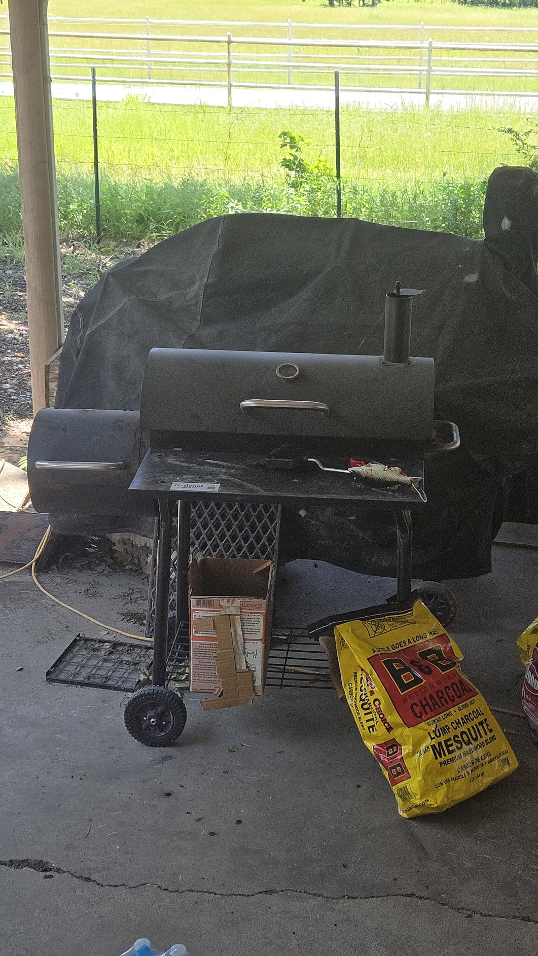 Realcook Charcoal Grills with Offset Smokers: Spacious Barrel Charcoal BBQ Grill | Barbecue Smoker Grill Combo for Outdoor Backyard Patio Camping Picnic and Party customer photo 1
