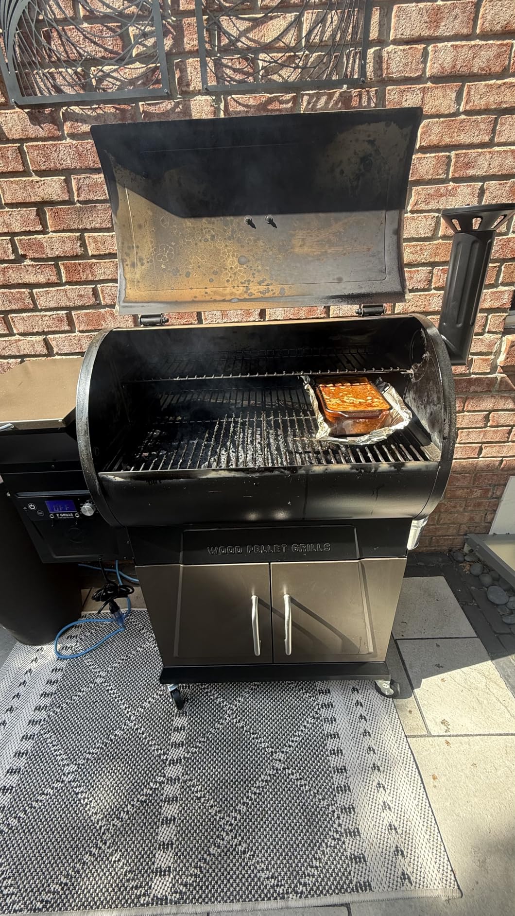 Z GRILLS 2025 Pellet Grill & Smoker with PID 3.0 Controller, Dual-walled Insulation, Meat Probes, Huge Storage, Hopper Clean-out including Grill Cover and More customer photo 2