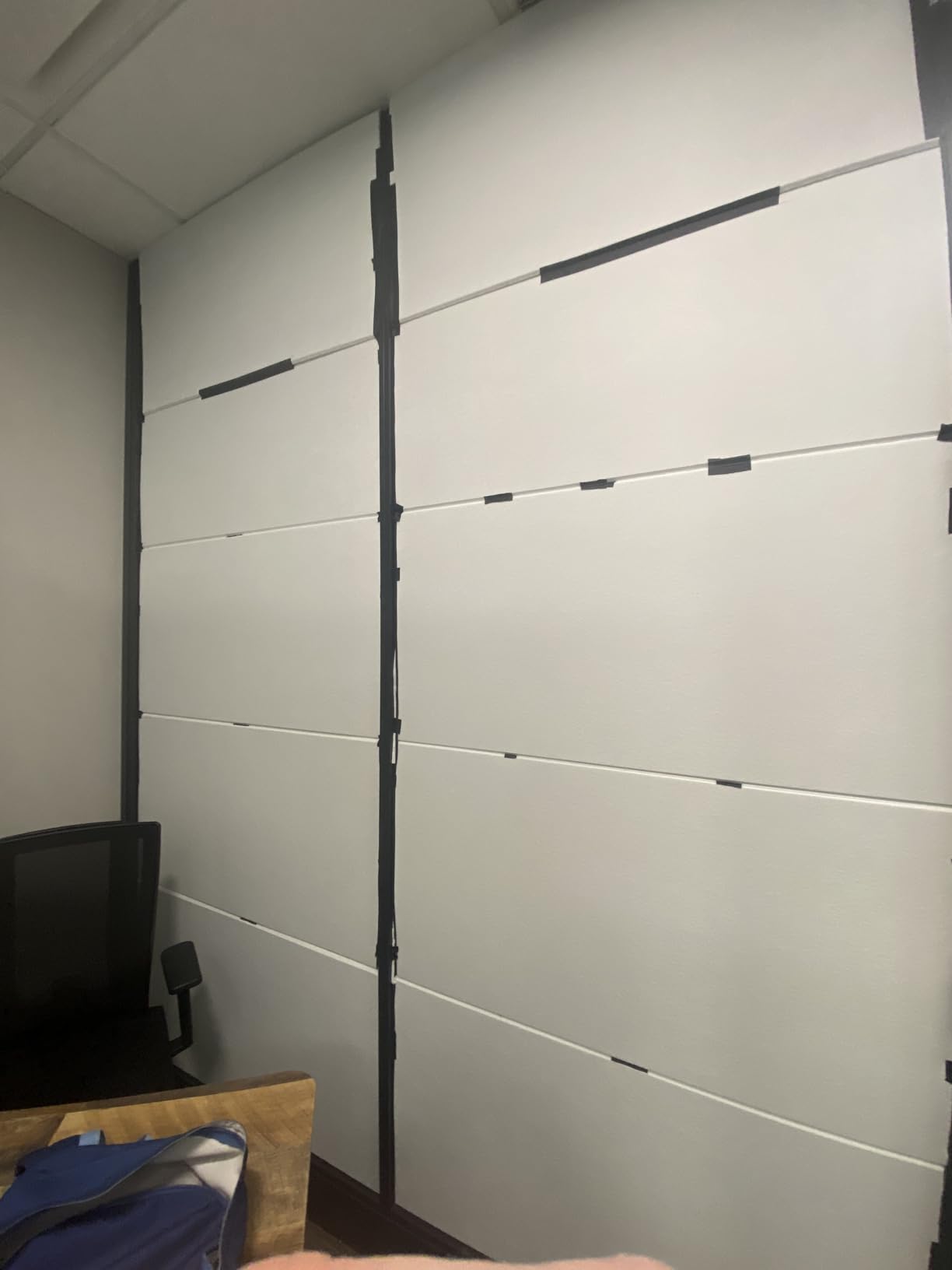 Olanglab Acoustic Wall Panels 10 Pack, 48 x 24 per Acoustic Panels Sound Absorbing, Decorative Sound Panels for Home Studio and Office, Silver Gray customer photo 2